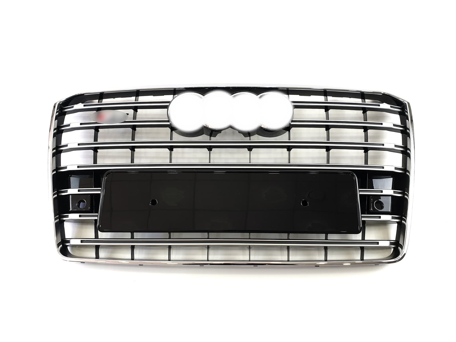 Решітка радіатора Chrome Black (в стилі S8) на Audi A8 D4 2014-2017 року 2