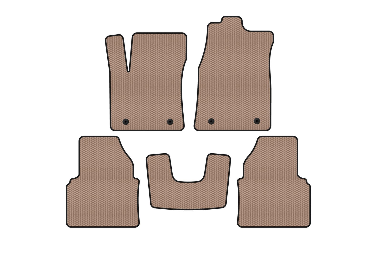 Гумові килимки Carsuit (Бежевий)