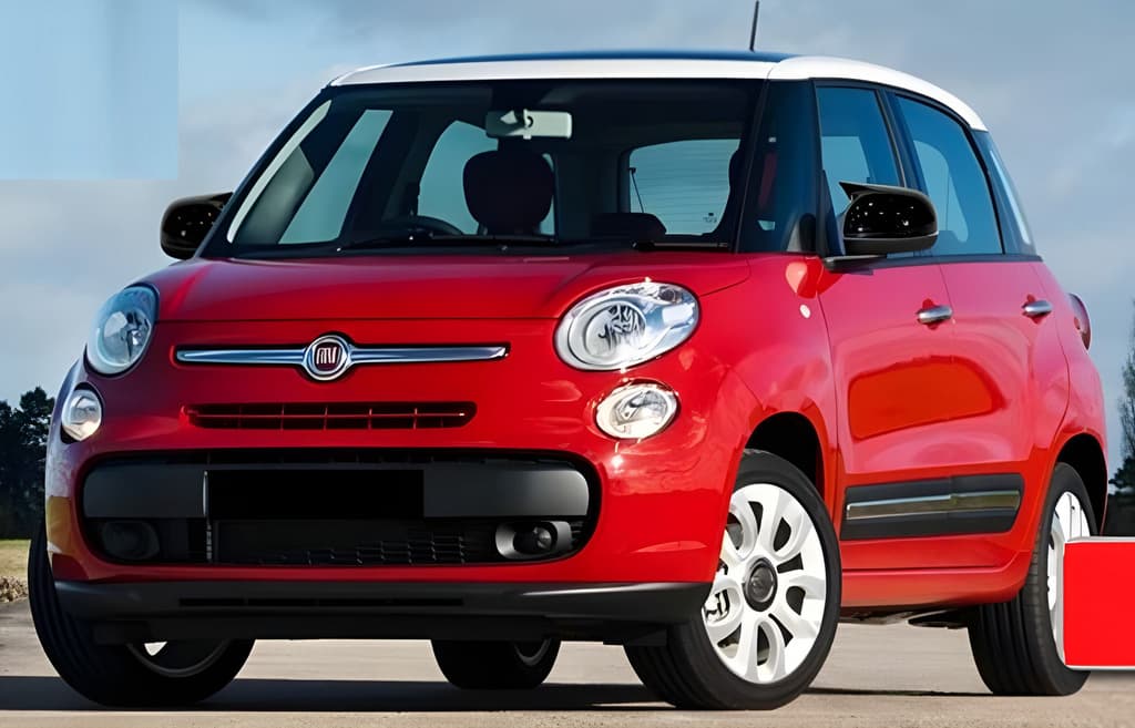 Накладки на дзеркала BMW-Style (Для Fiat 500L, 2 шт) 4