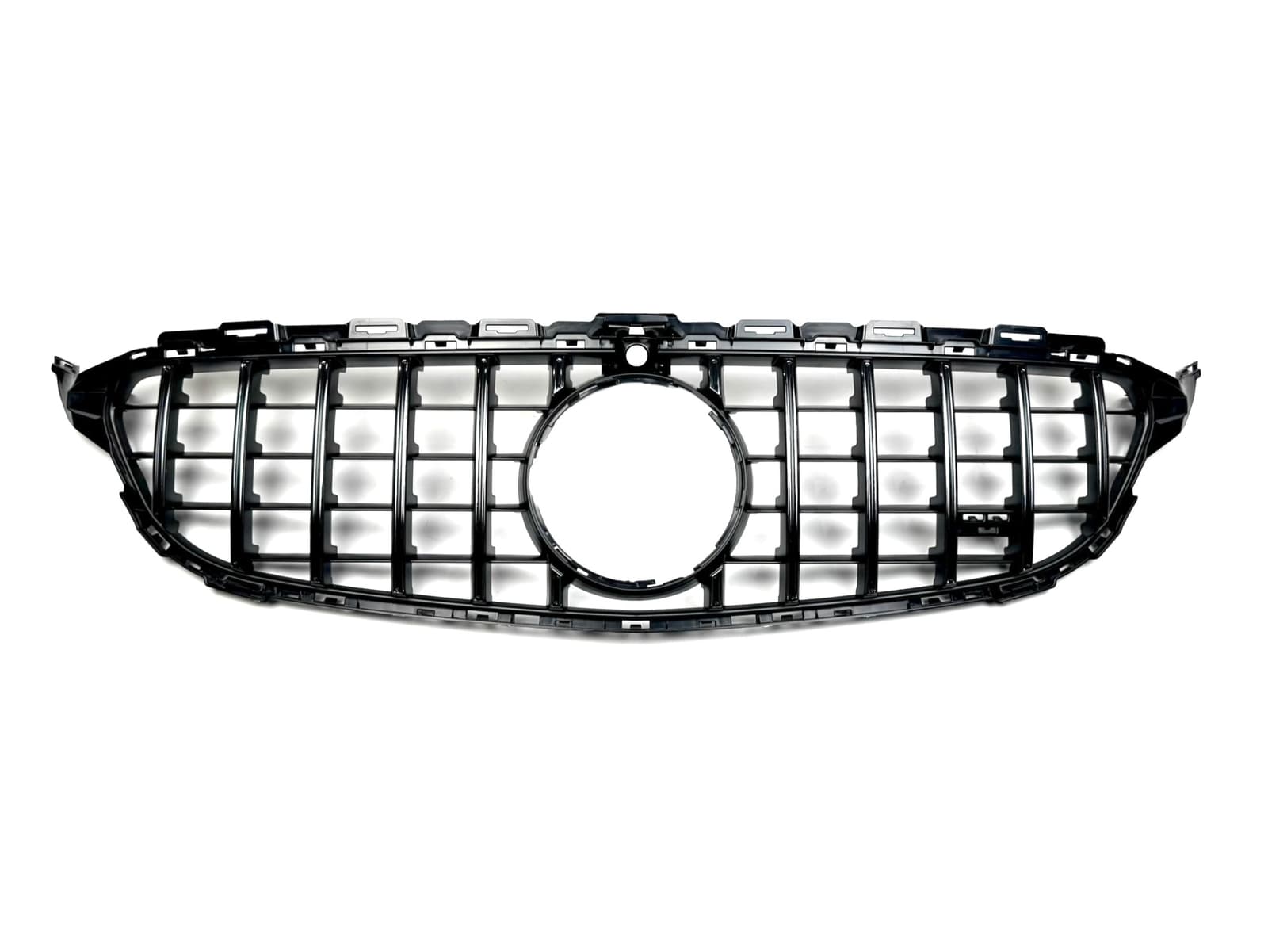 Решітка радіатора GT CHROME Mercedes C-Class W205 2014-2018 ПІД КАМЕРУ