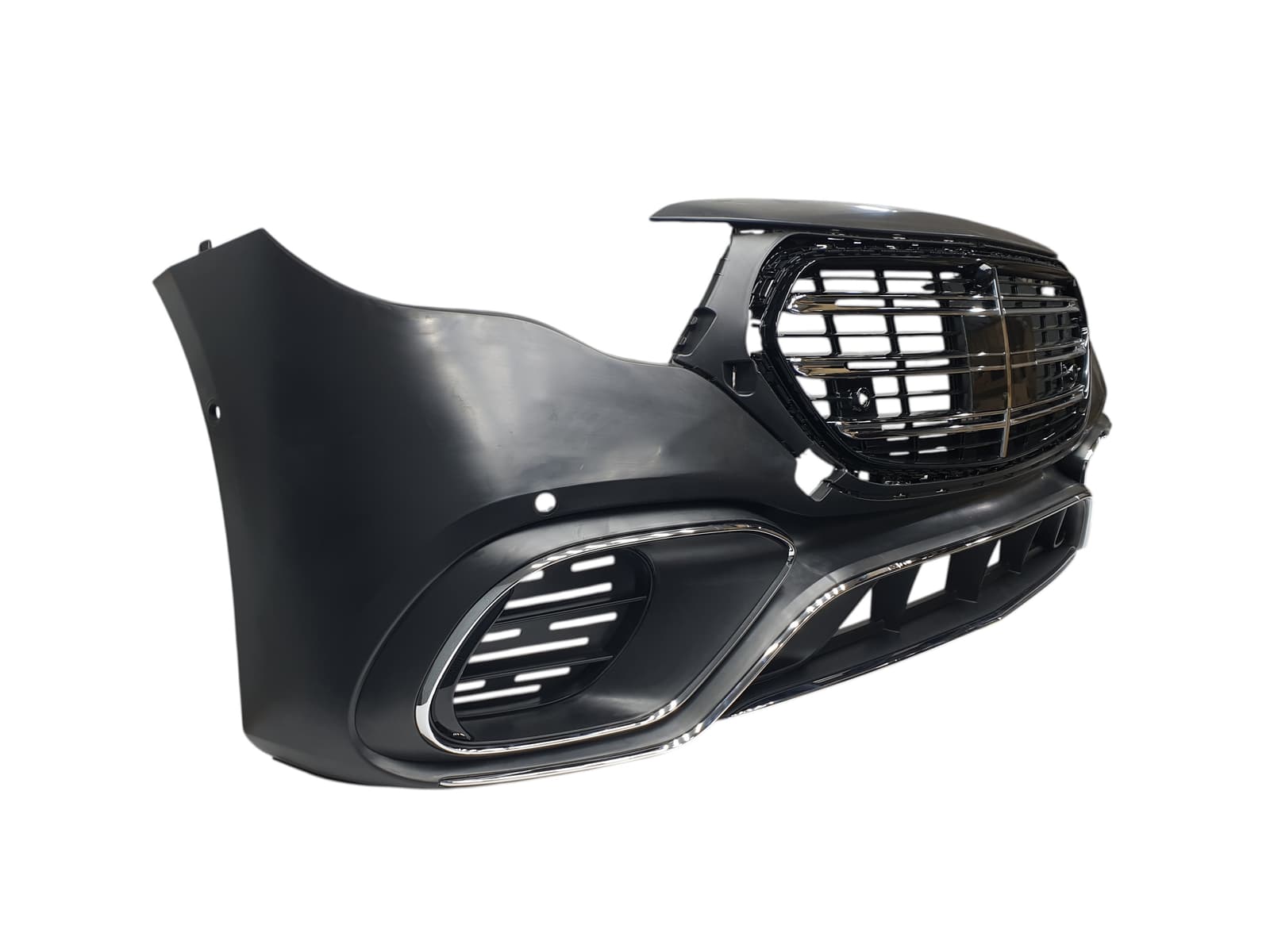 Передній бампер (стиль Mercedes W223 AMG-Line) на Mercedes-Benz E-Class W214 2023-2026 року 4