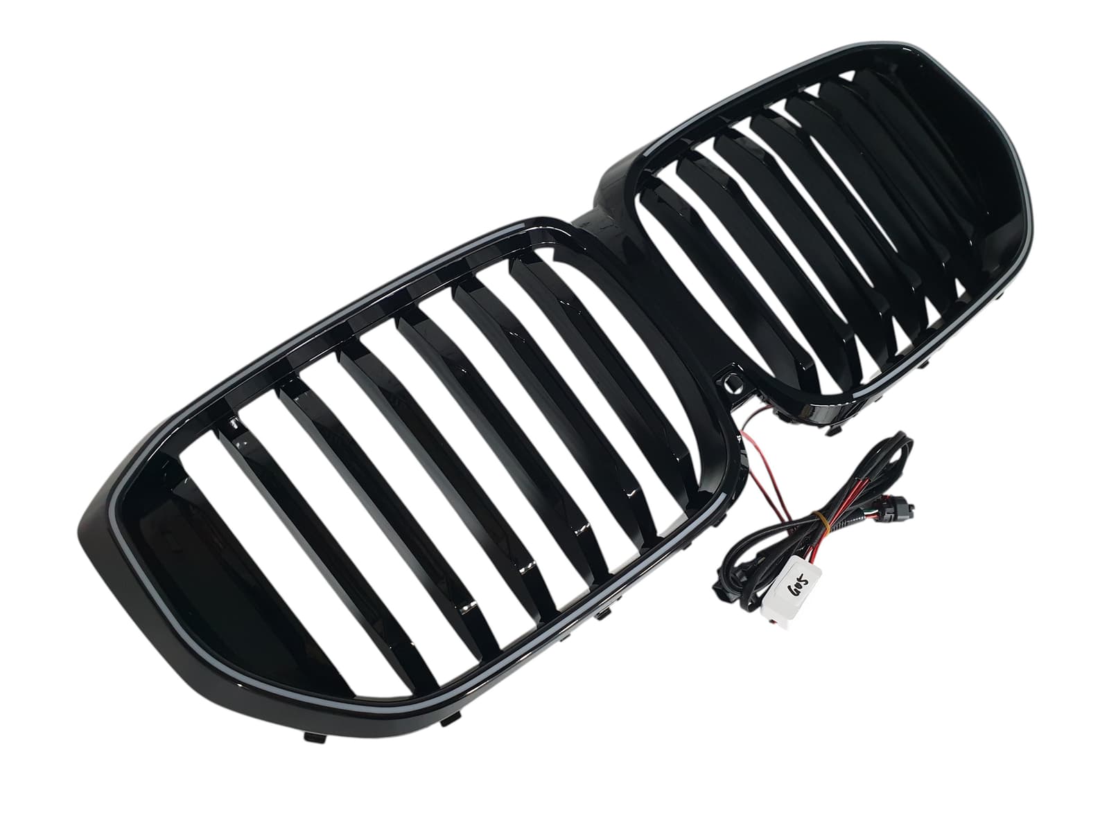 Ніздрі Чорний глянець LED (Iconic Glow) 1bar на BMW X5 G05 2018-2022 року 5