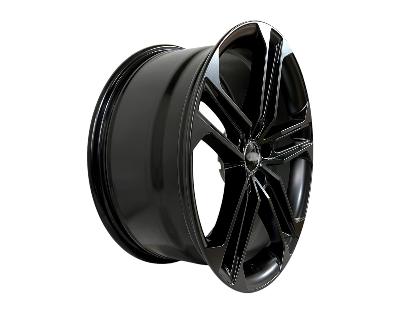 R19 Satin Black (одноширокі 8.5J ET35) Диски на Audi A4 B8 2007-2011 року 2