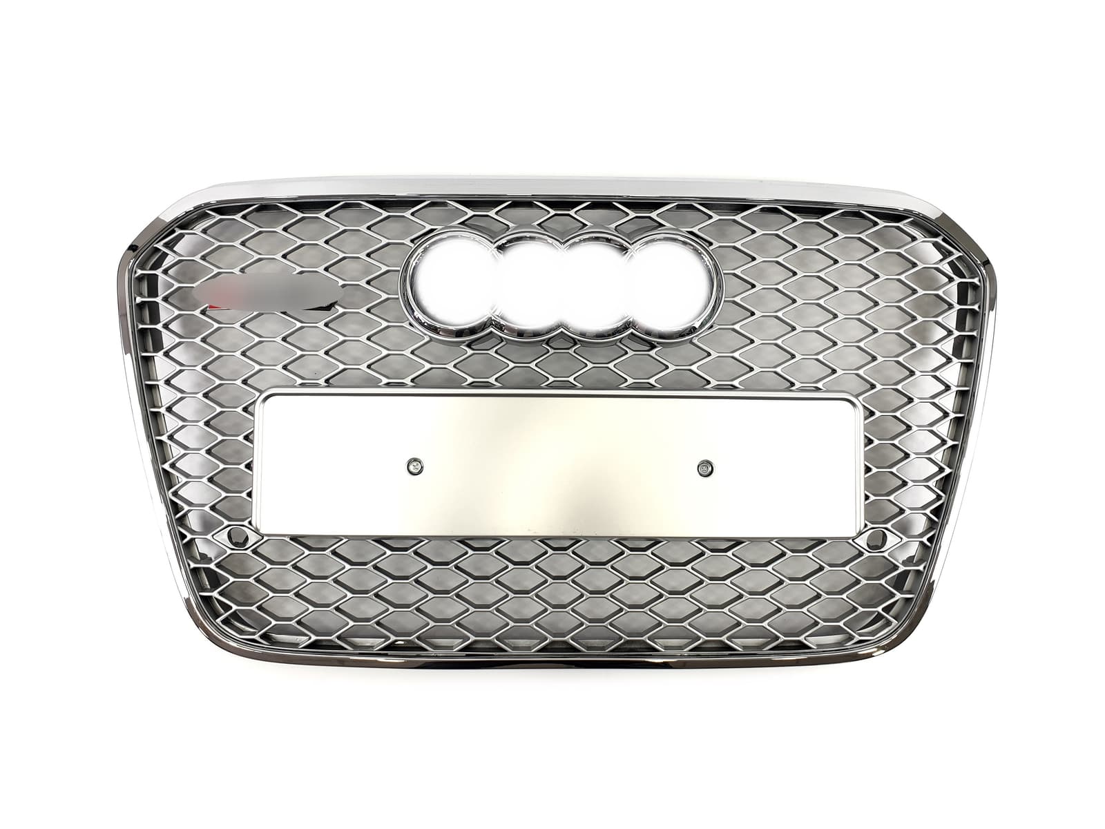 Решітка радіатора Silver Chrome (в стилі RS6) на Audi A6 C7 2011-2014 року