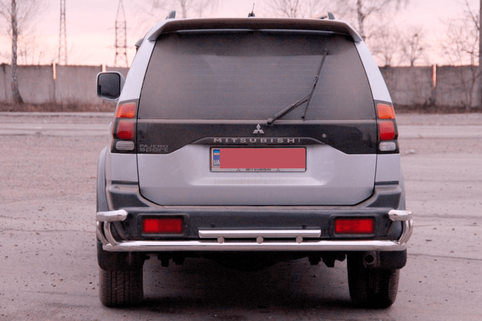 Задній захист AK005-2 (нерж) 2