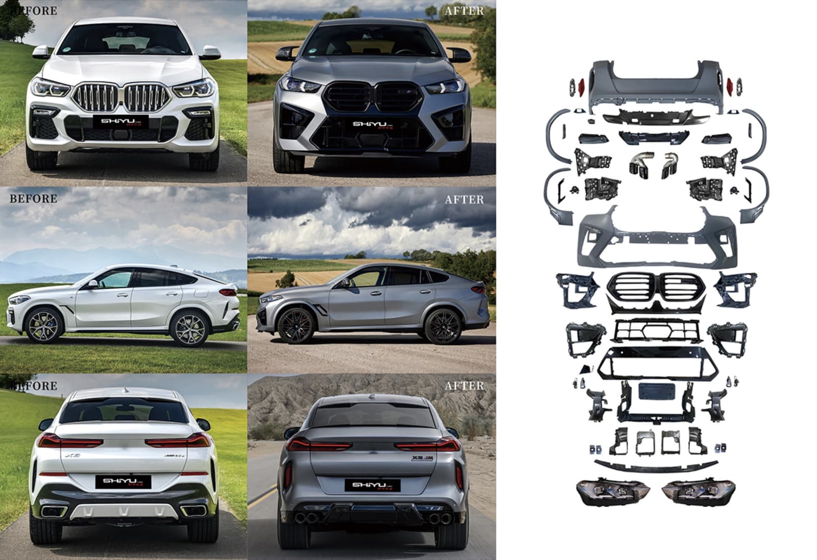 Комплект рестайлінгу в X6M F96 2024р