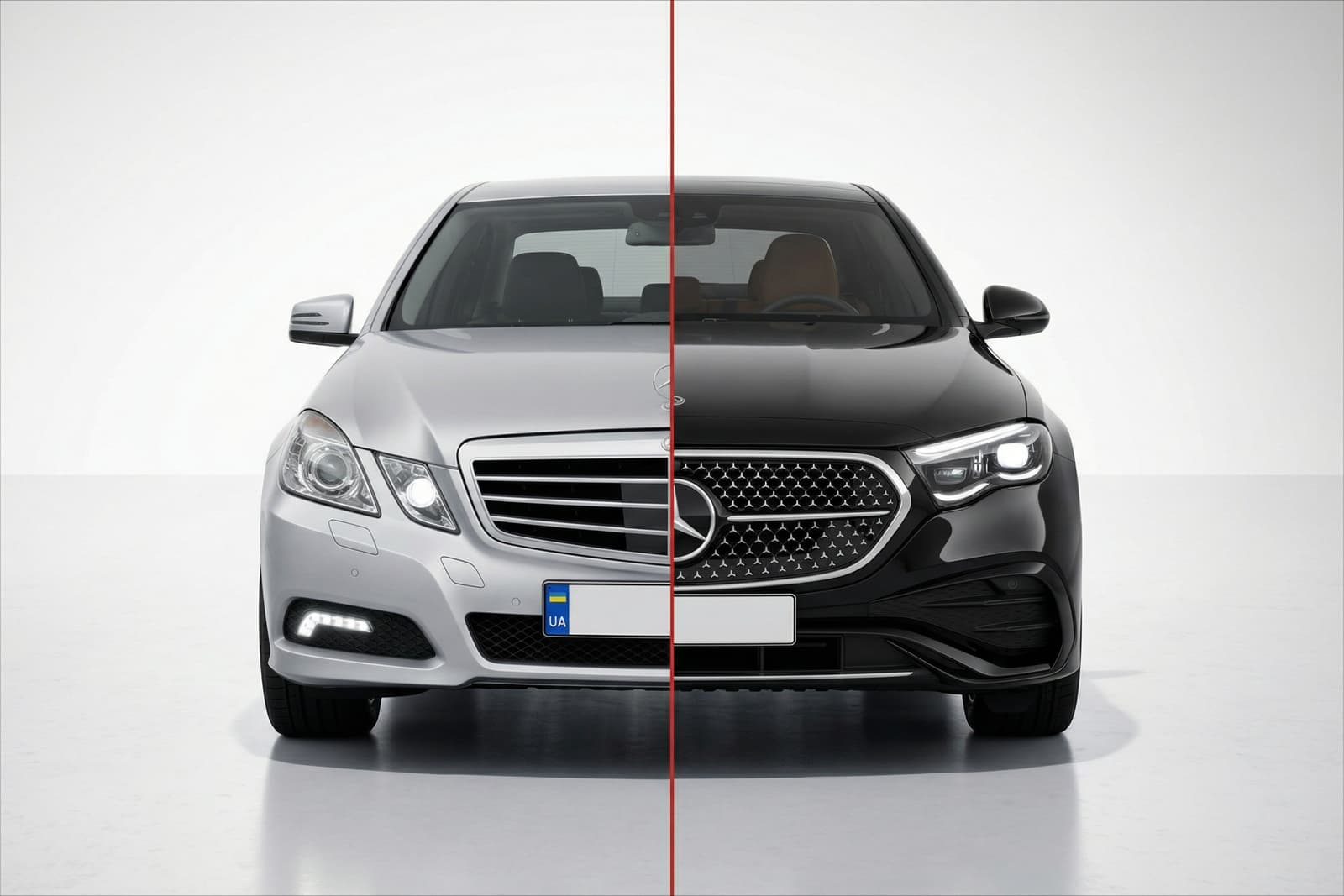 Комплект рестайлінгу в W214 AMG-Line