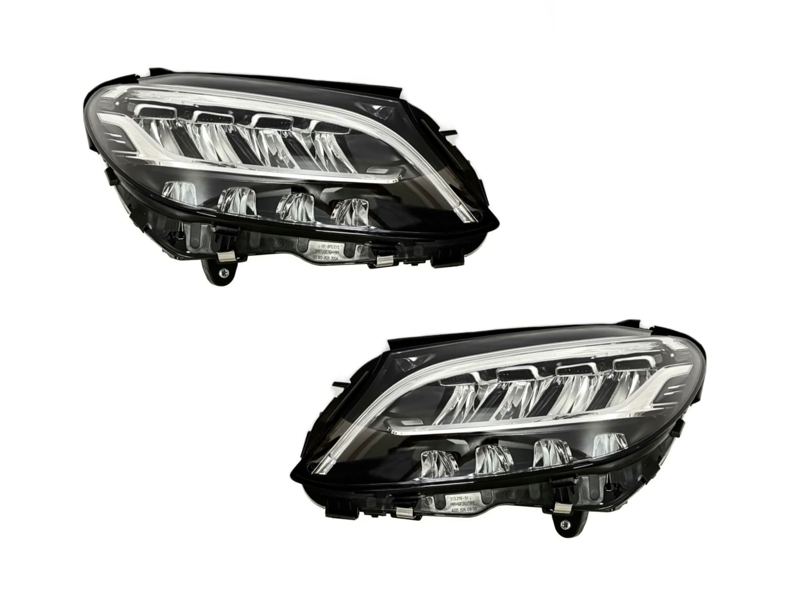 Фари Full LED рестайлінг 2019 для Mercedes C-Class W205 2013-2021 комплектні з блоками 2шт.