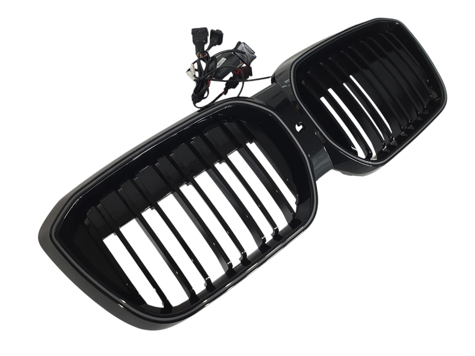 Ніздрі Чорний глянець IX3 LED (Iconic Glow) 2bar O на BMW X3 G01 2022-2024 року 5
