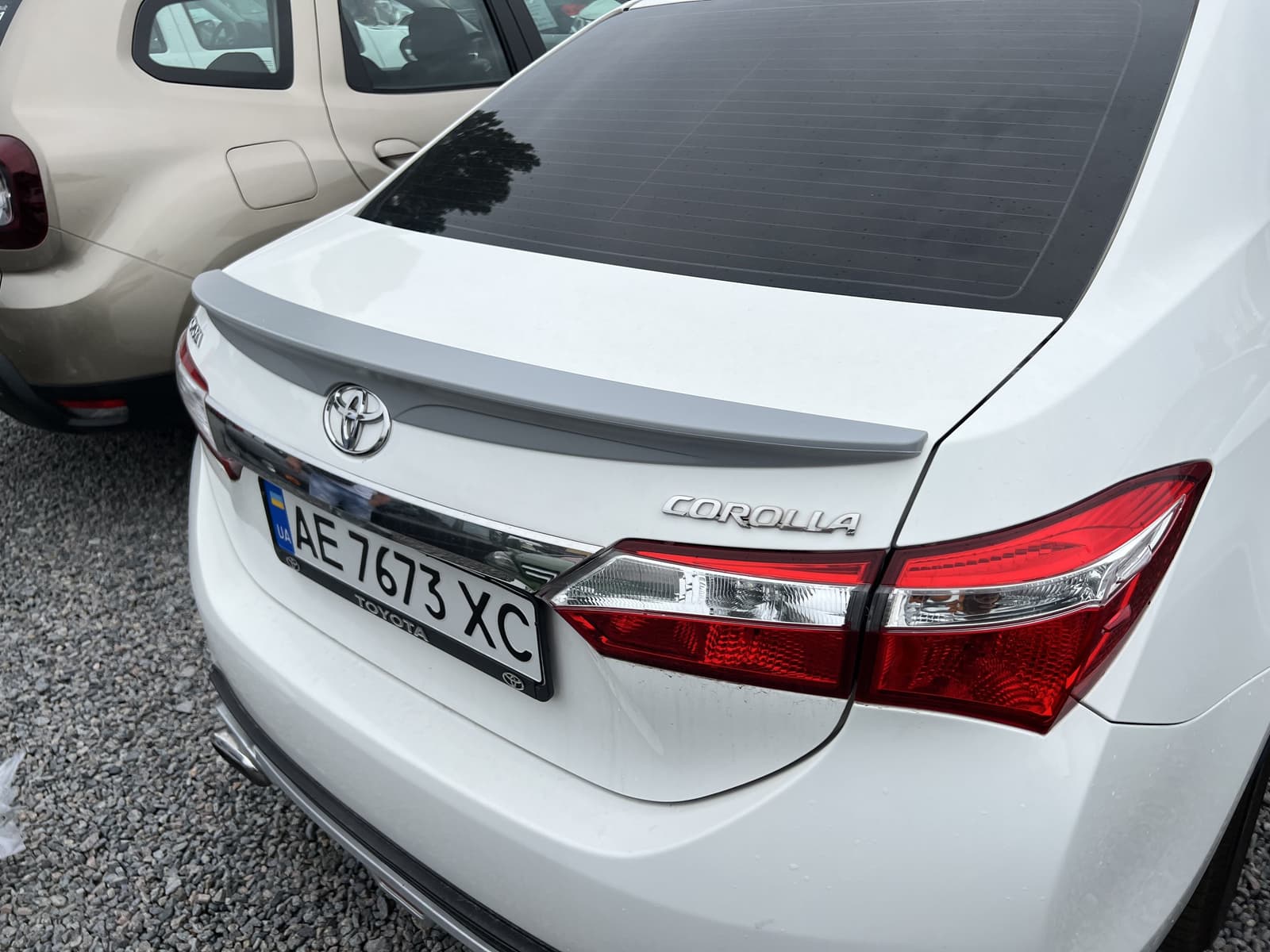 Спойлер ліп багажника Toyota Corolla ЄВРОПА 2013-2018 ABS пластик під фарбування