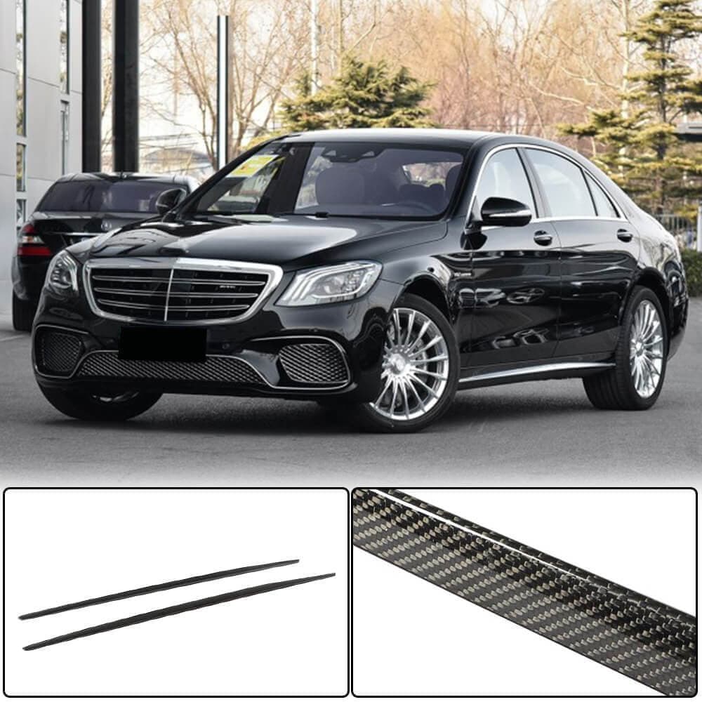 Бокові пороги (для S63 AMG 2014-2017, Карбон)
