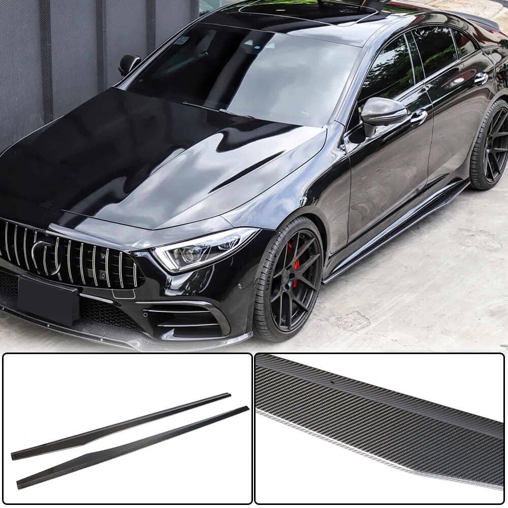 Бокові пороги V1 (для AMG/AMG-Line 2018-2020, Карбон)