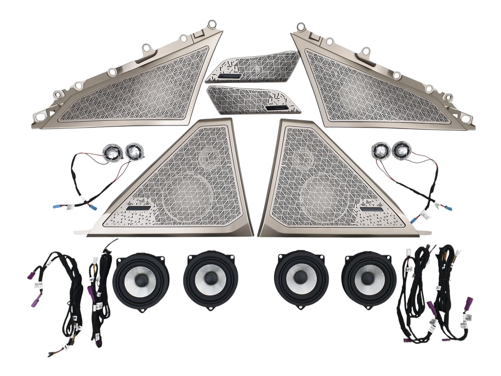 Сітки на динаміки (Bowers & Wilkins) Gold на BMW 5 Series G60 / G61 2023-2025 року