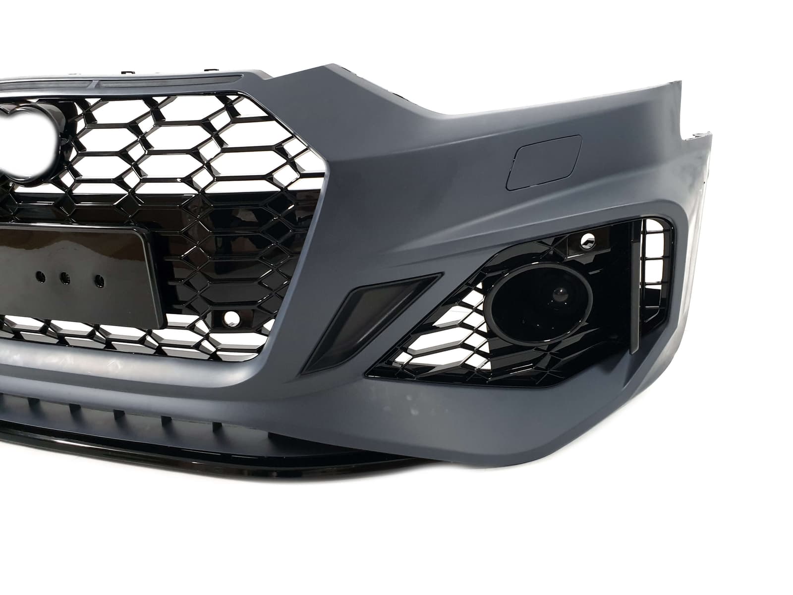 Передній бампер (стиль RS5) під дистронік V2 на Audi A5 B9 2020-2023 року 4