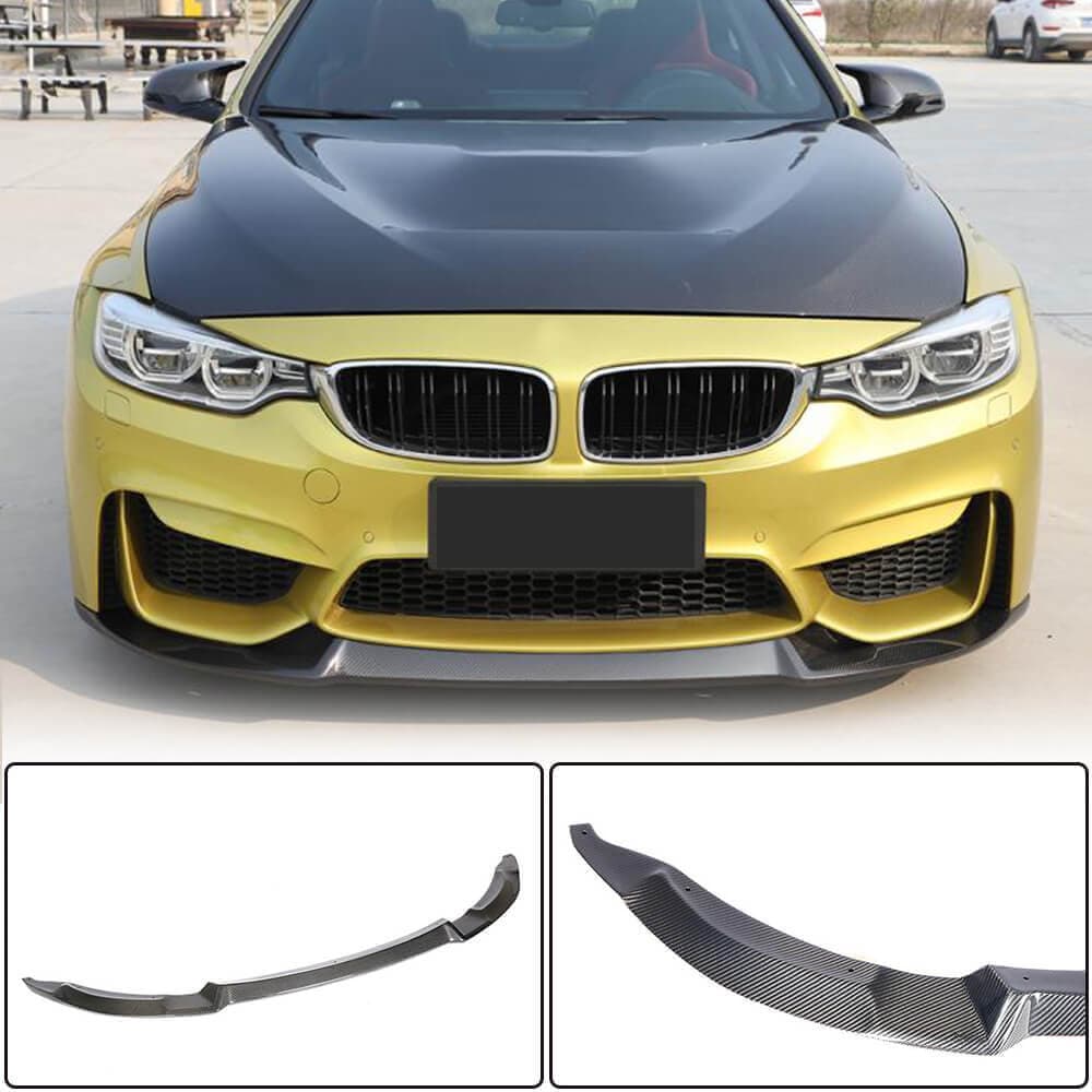 Накладка на передній бампер Lip V8 (для F82/F83, Карбон)