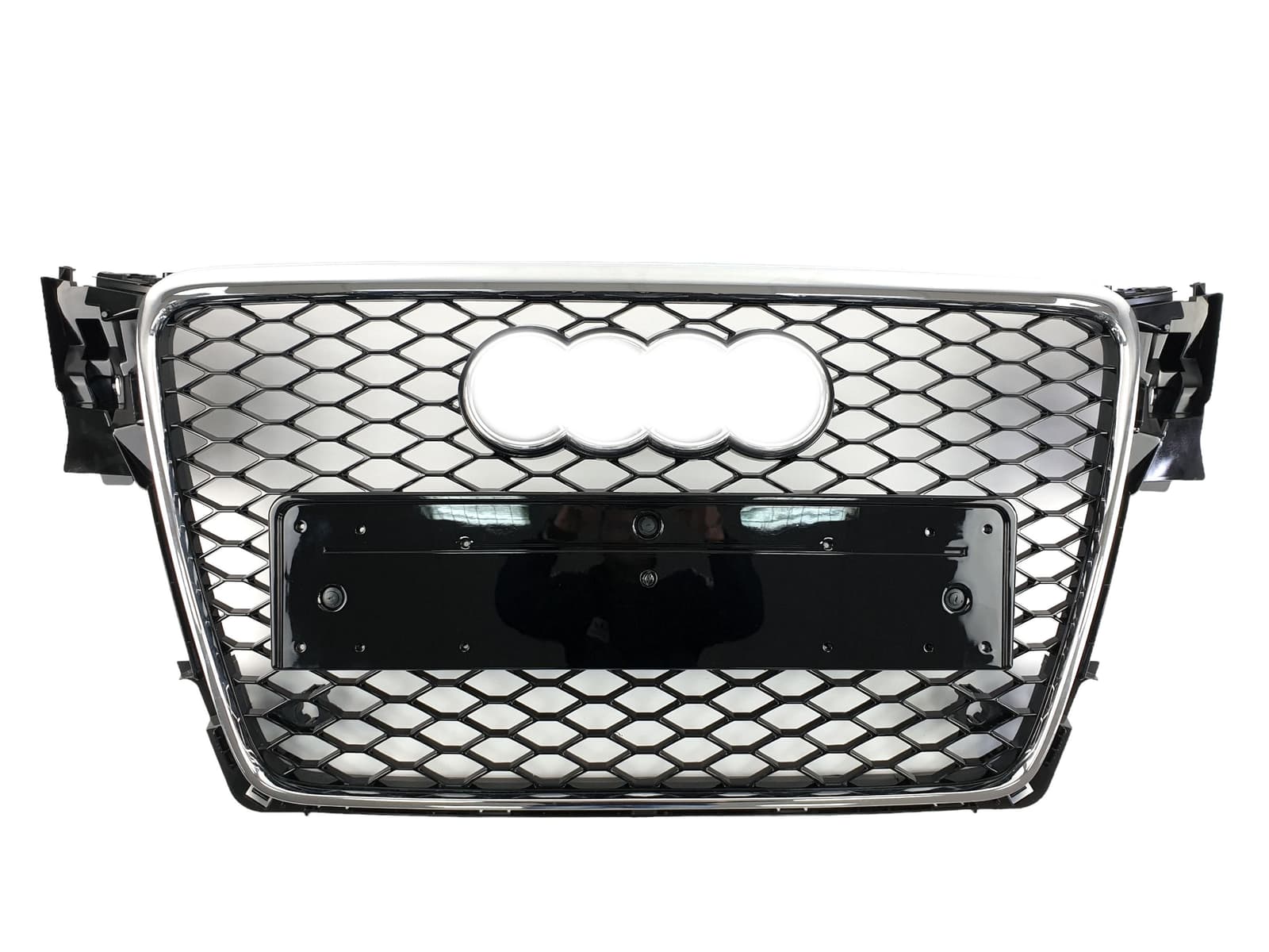 Решітка радіатора Chrome Black (в стилі RS4) на Audi A4 B8 2007-2011 року