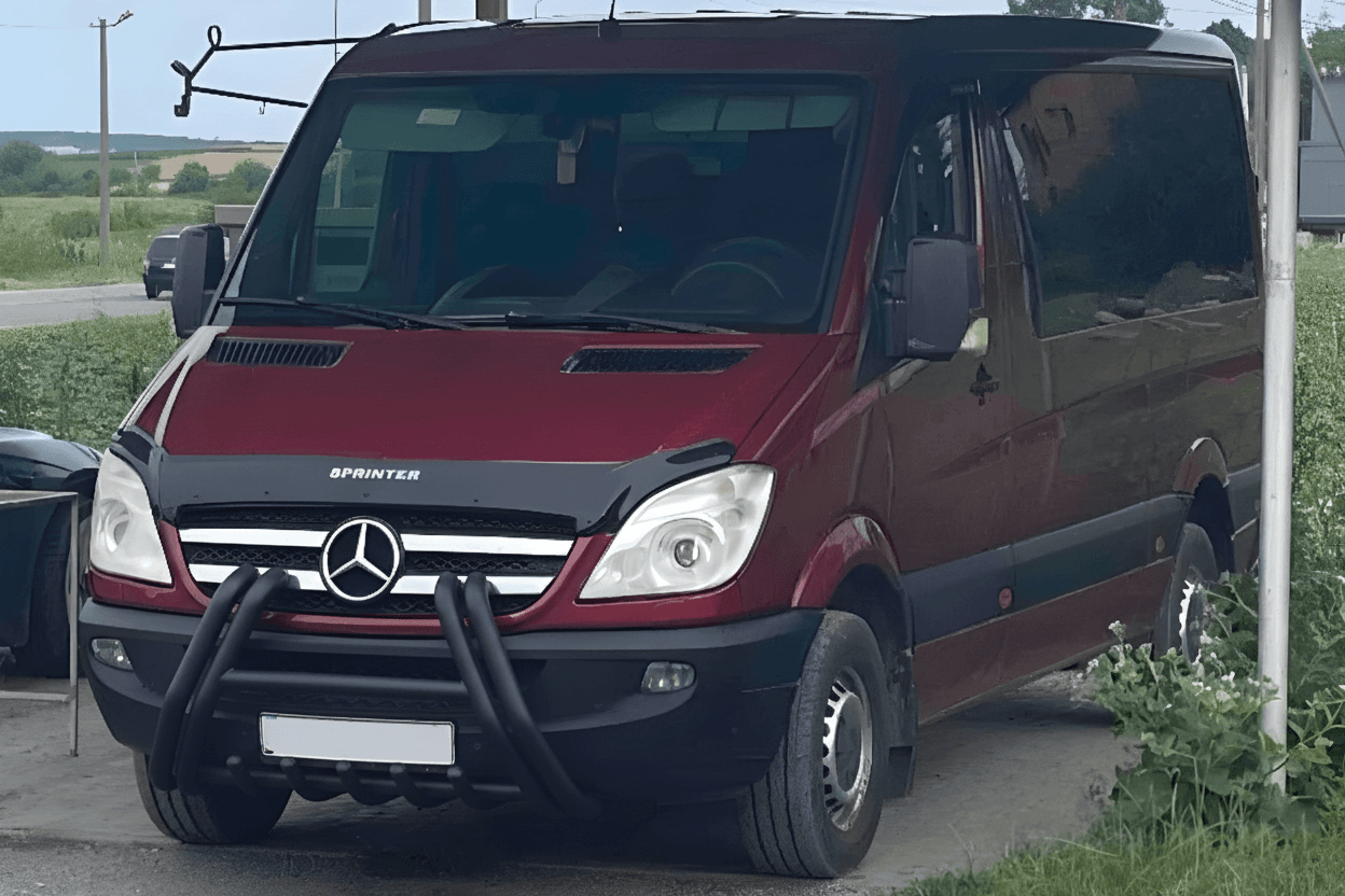 Кенгурятник F1-01M Black (2006-2013, нерж.)