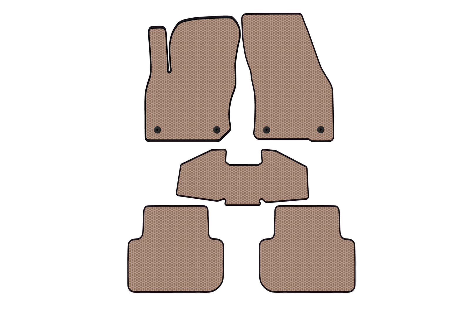 Гумові килимки Carsuit (Бежевий)