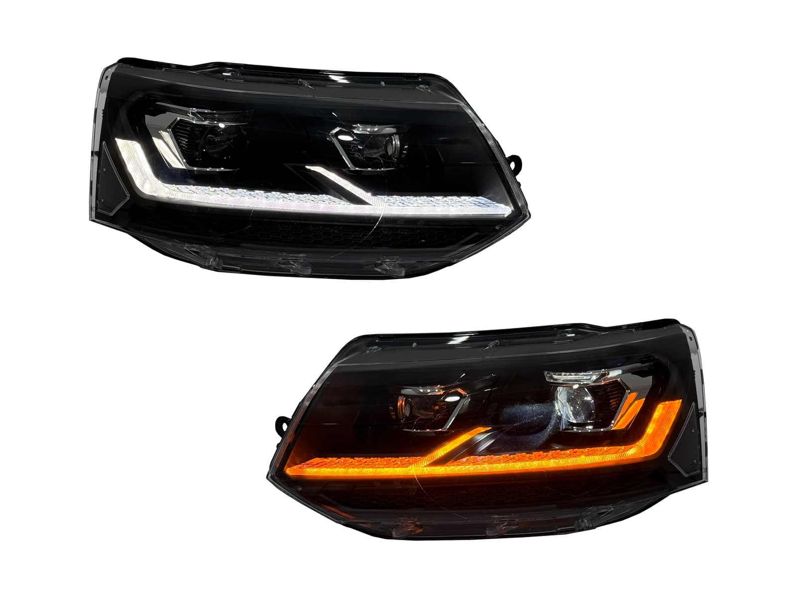 Full led фари стиль Multivan T6.1 2020+ для T5 2010-2015 (ліва+права) комплектні з блоками