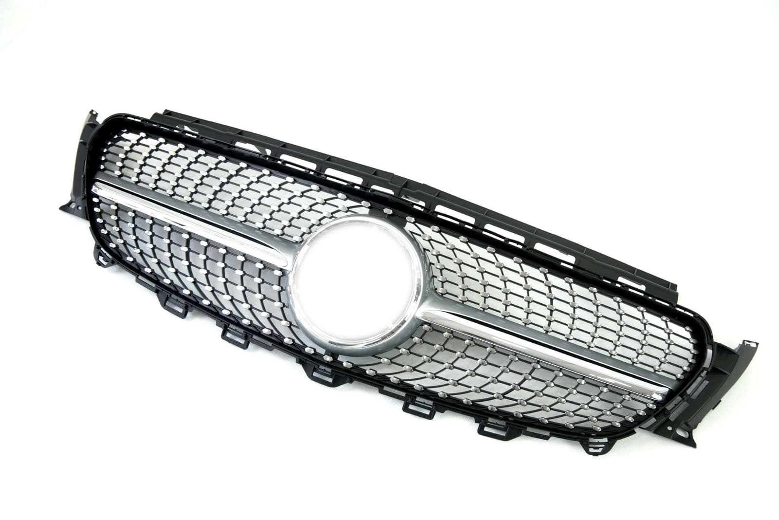 Решітка радіатора Silver (без місця під камеру) Diamond на Mercedes-Benz E-Class W213 2016-2020 року 2