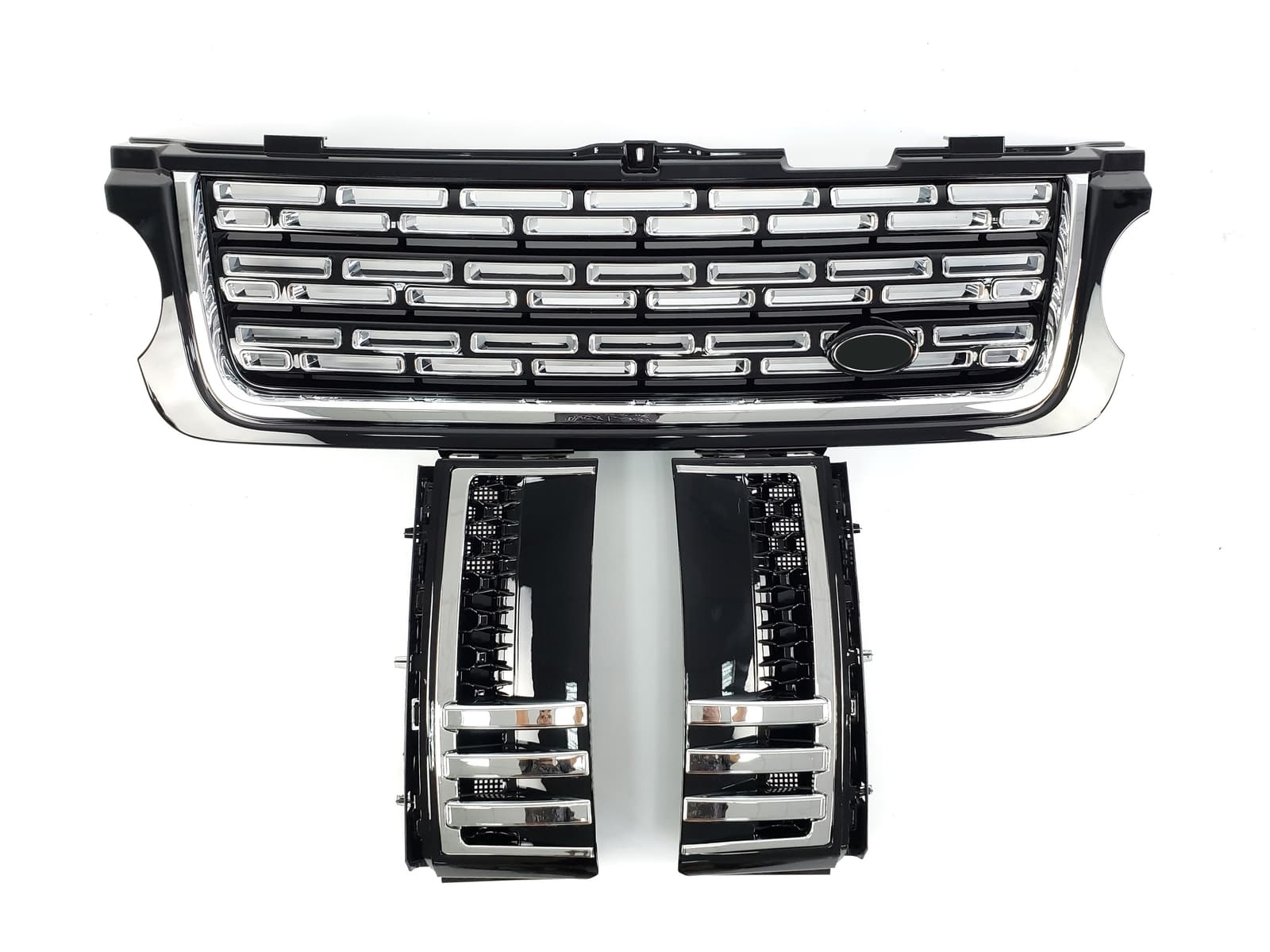 Решітка радіатора + жабра на Land Rover Range Rover Vogue L322 2010-2013 року