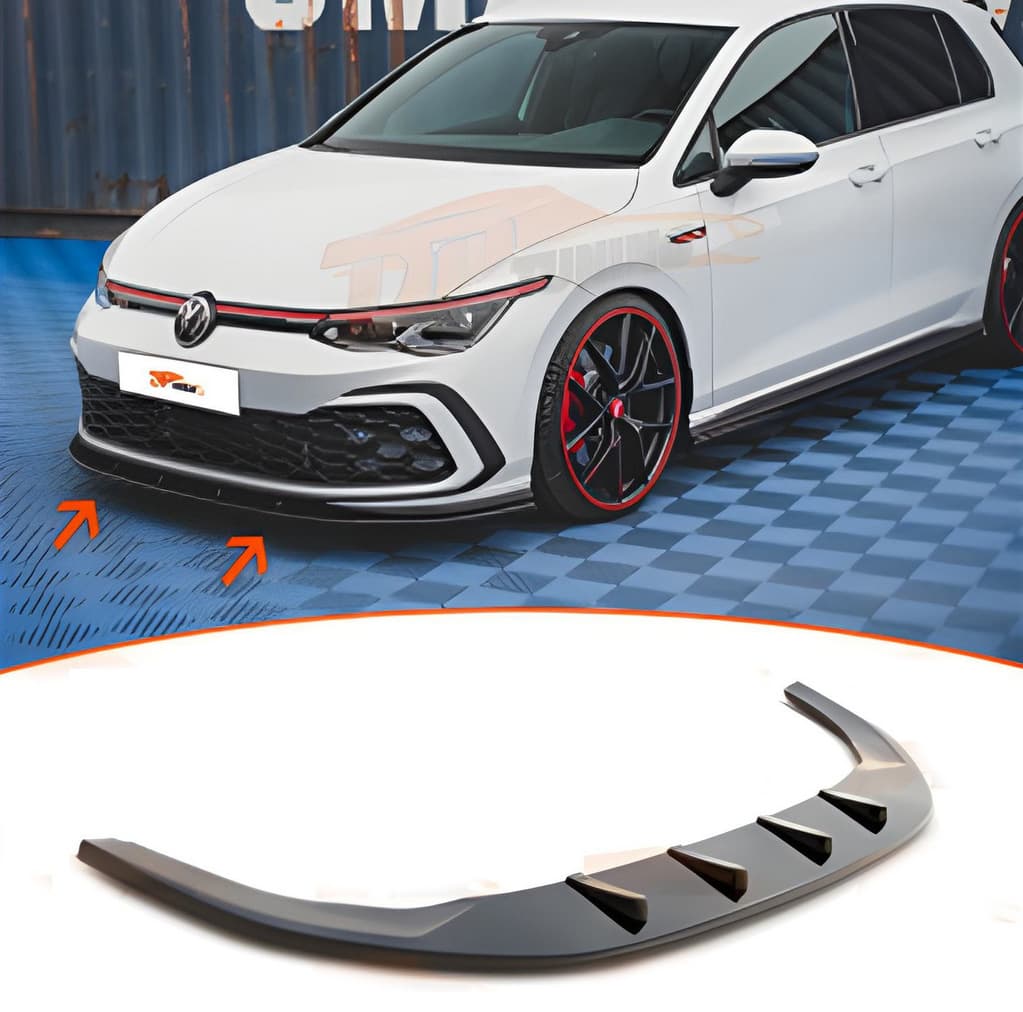 Передня Lip накладка (для GTI, чорний глянець)