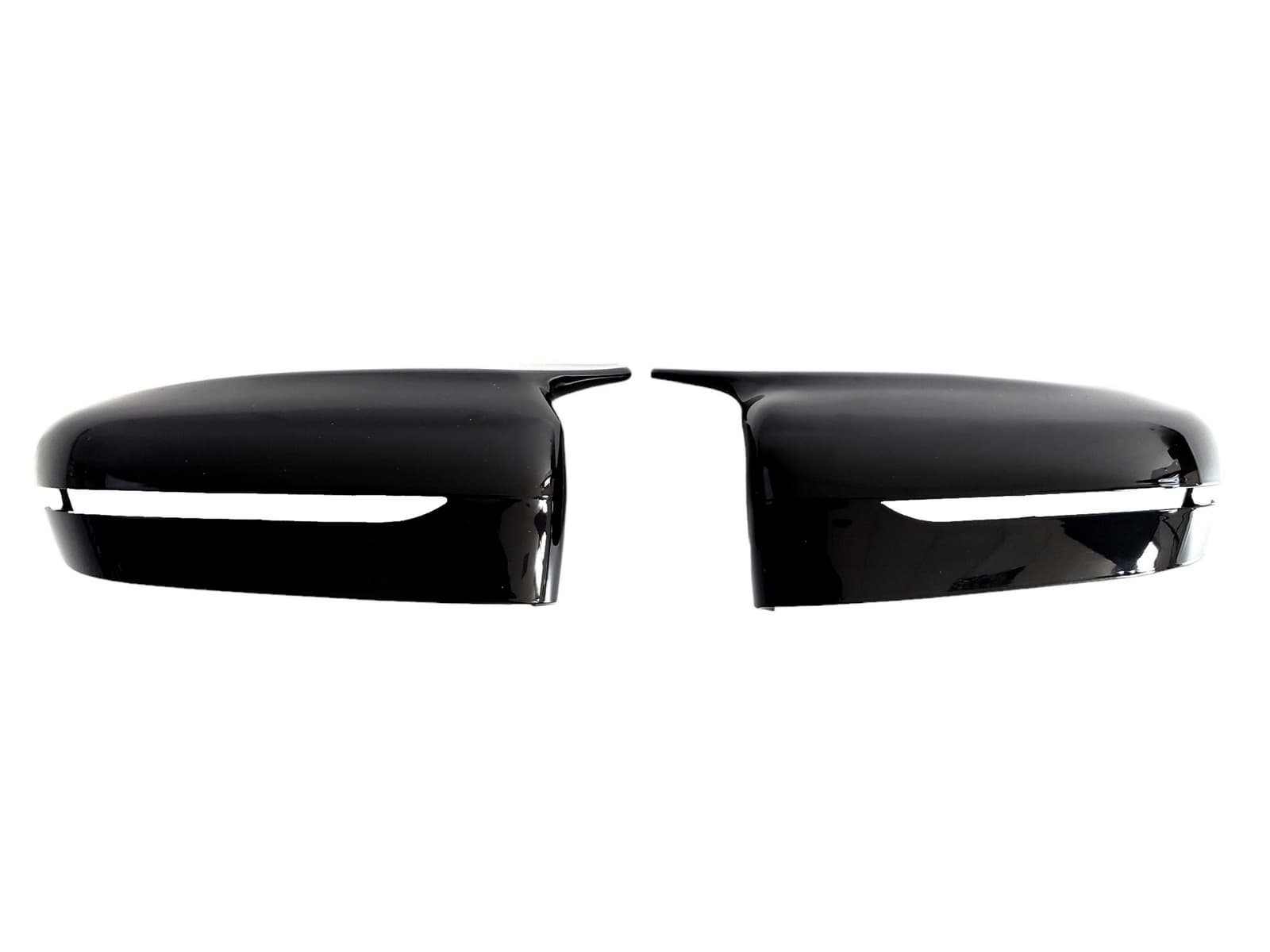Накладки на дзеркала Чорний глянець (M-Look) G28 на BMW 3 Series G20 / G21 2018-2022 року