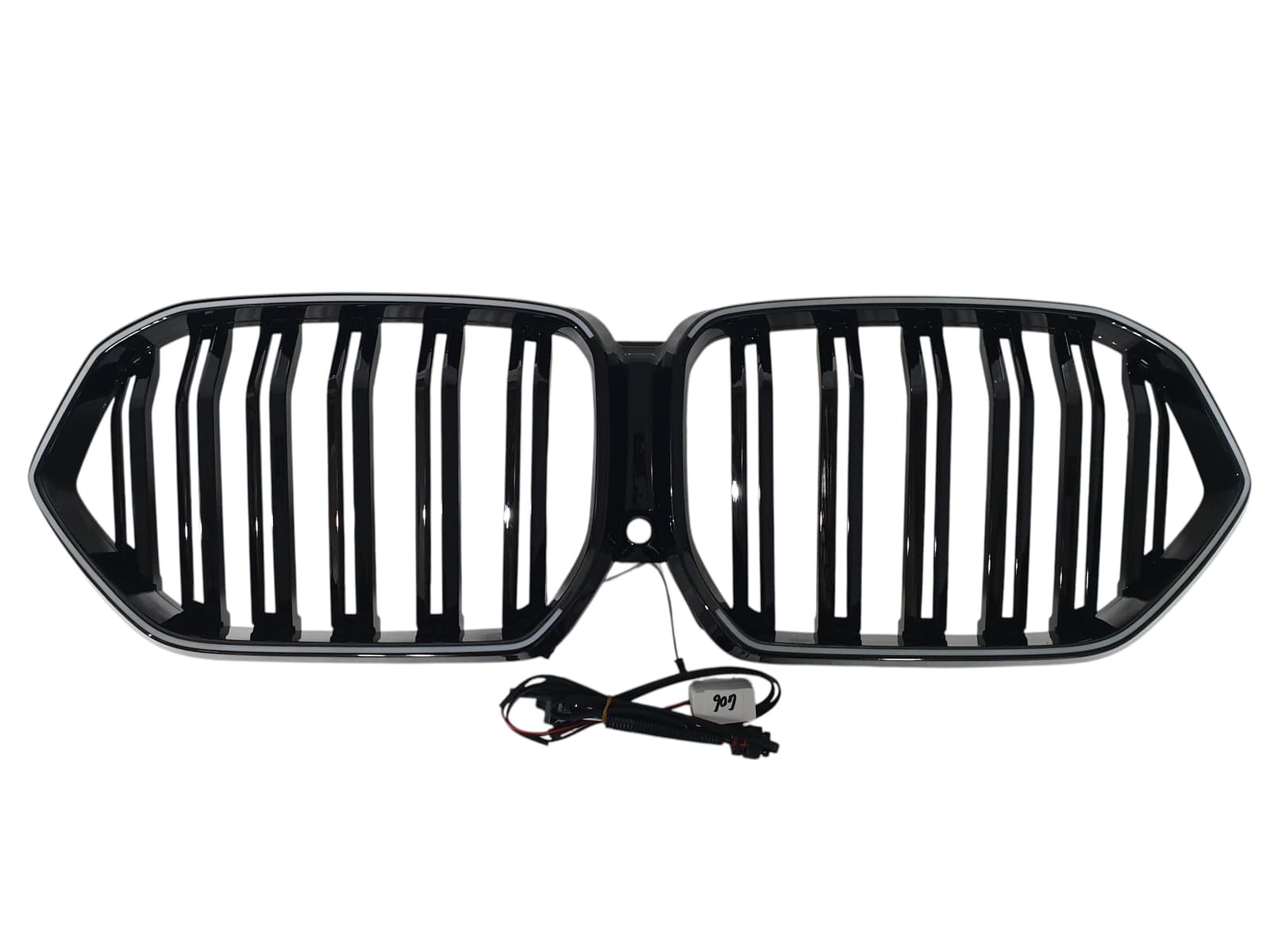 Ніздрі Чорний глянець LED (Iconic Glow) 2bar на BMW X6 G06 2019-2022 року 4