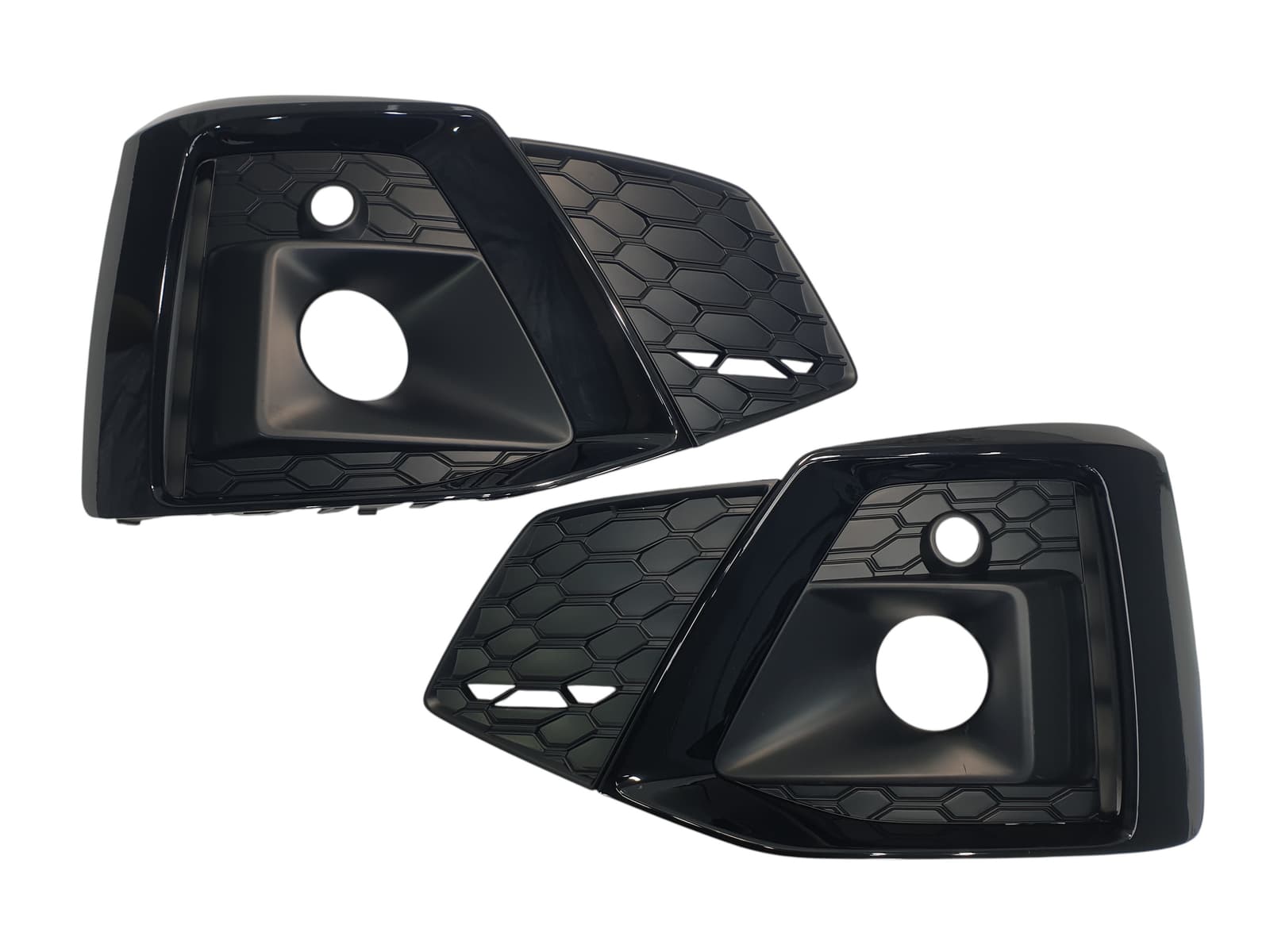 Решітки в бампер Full Black (S-Line) на Audi A5 B9 2020-2023 року