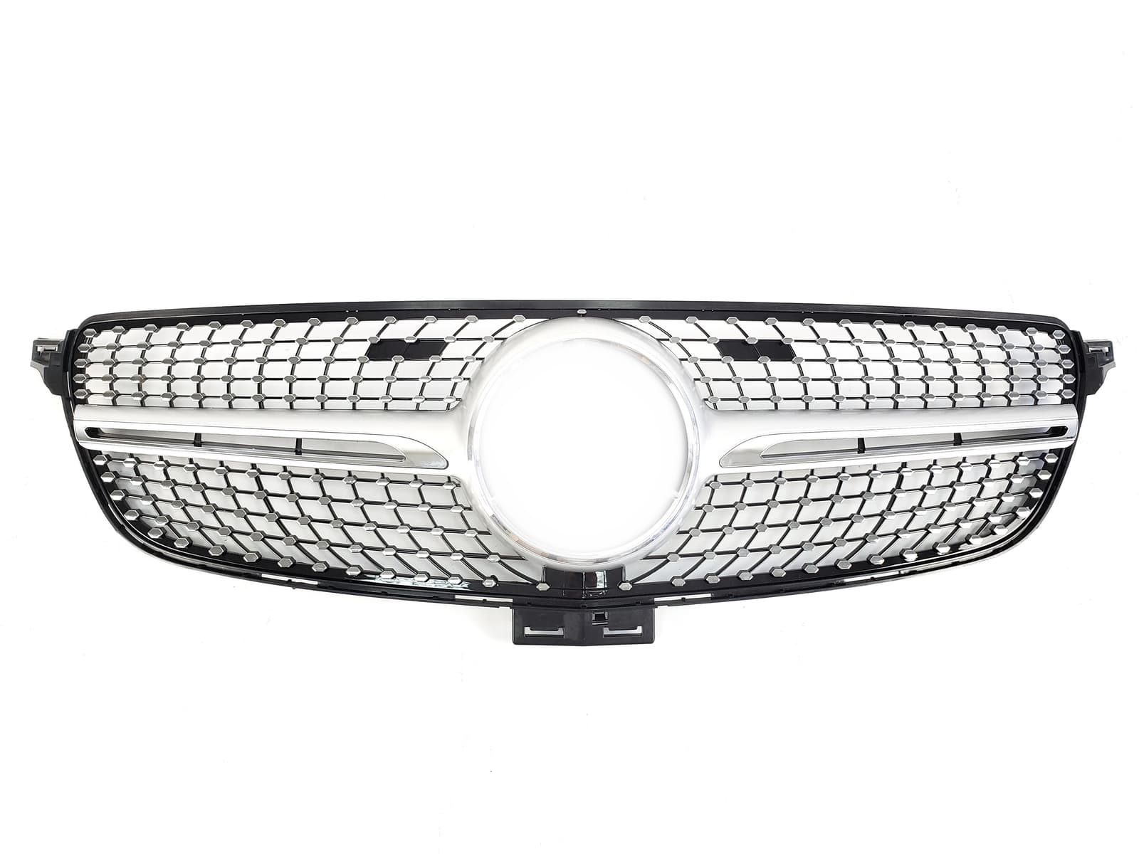 Решітка радіатора Silver Diamond на Mercedes-Benz GLE-Class W166 2015-2018 року