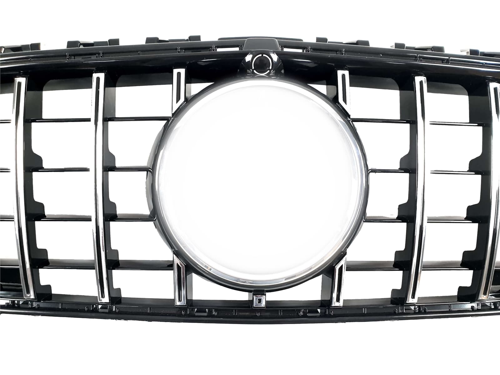 Решітка радіатора Chrome Black (з місцем під камеру) GT на Mercedes-Benz CLA-Class C118 2019-2023 року 2