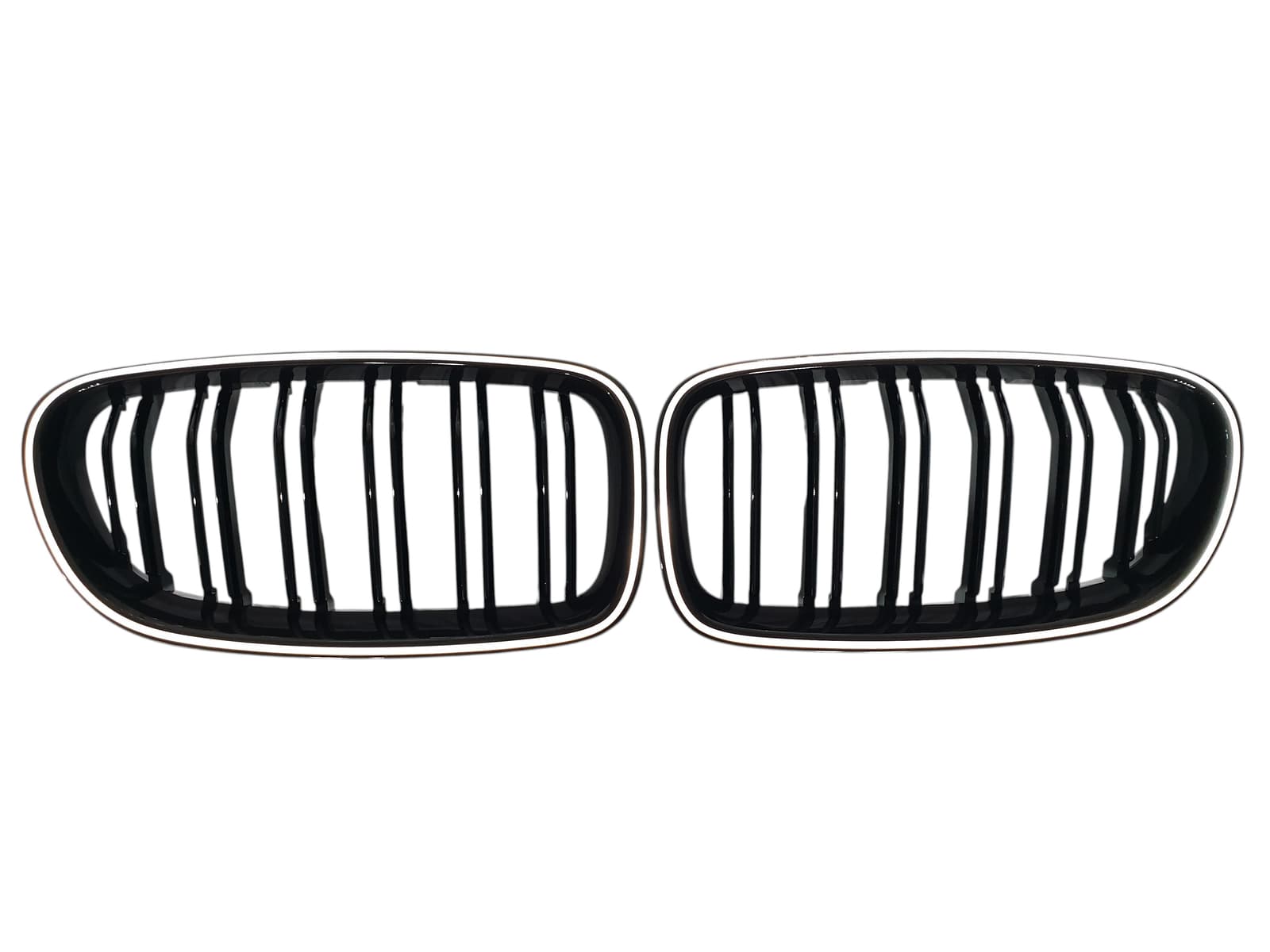 Ніздрі Чорний глянець LED (Iconic Glow) 2bar на BMW 5 Series F10 / F11 2010-2017 року