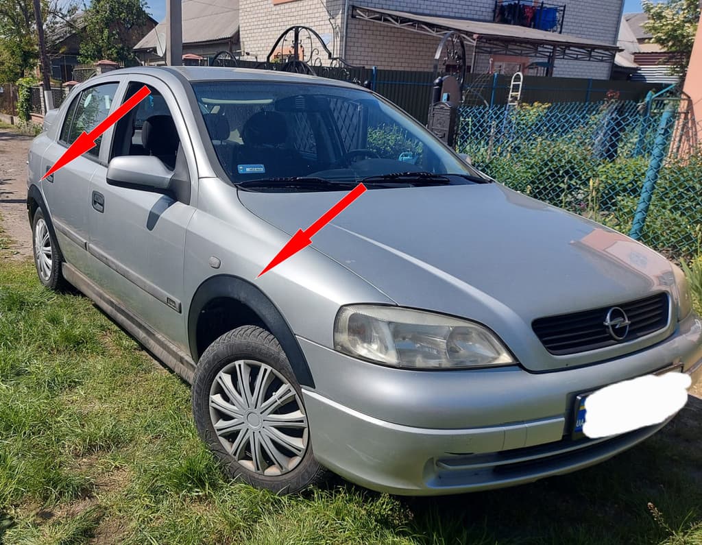 Накладки на арки (4 шт, чорні металічні)