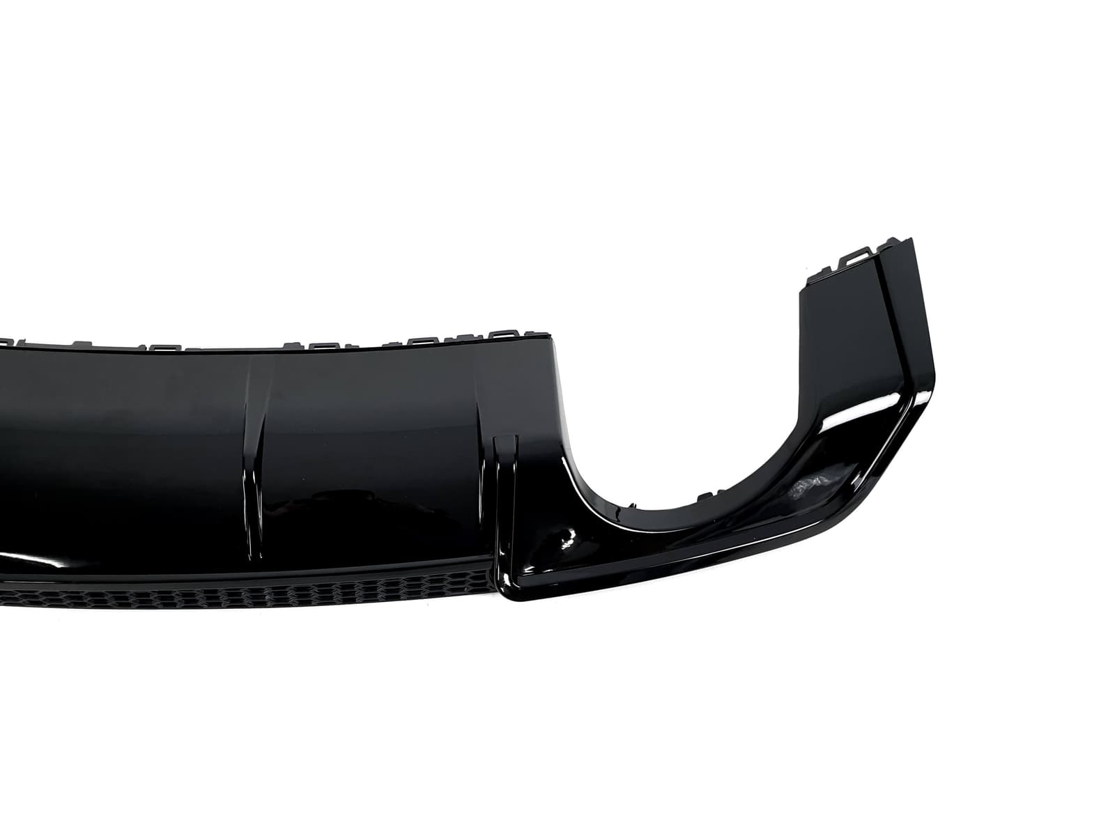Дифузор (заднього бампера) Black / Chrome Pipe (в стилі RS3) Sedan на Audi A3 8V 2012-2016 року 3