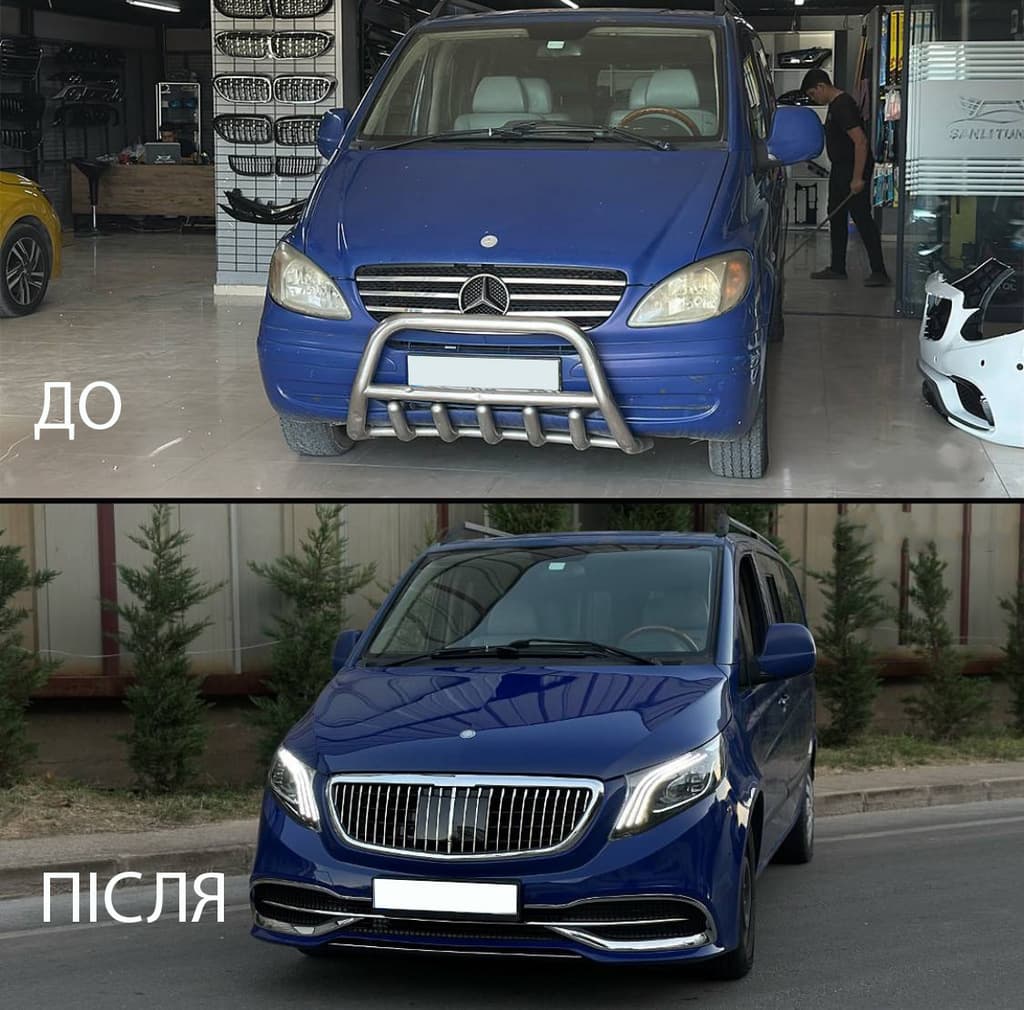 Комплект рестайлінгу в W447 Maybach