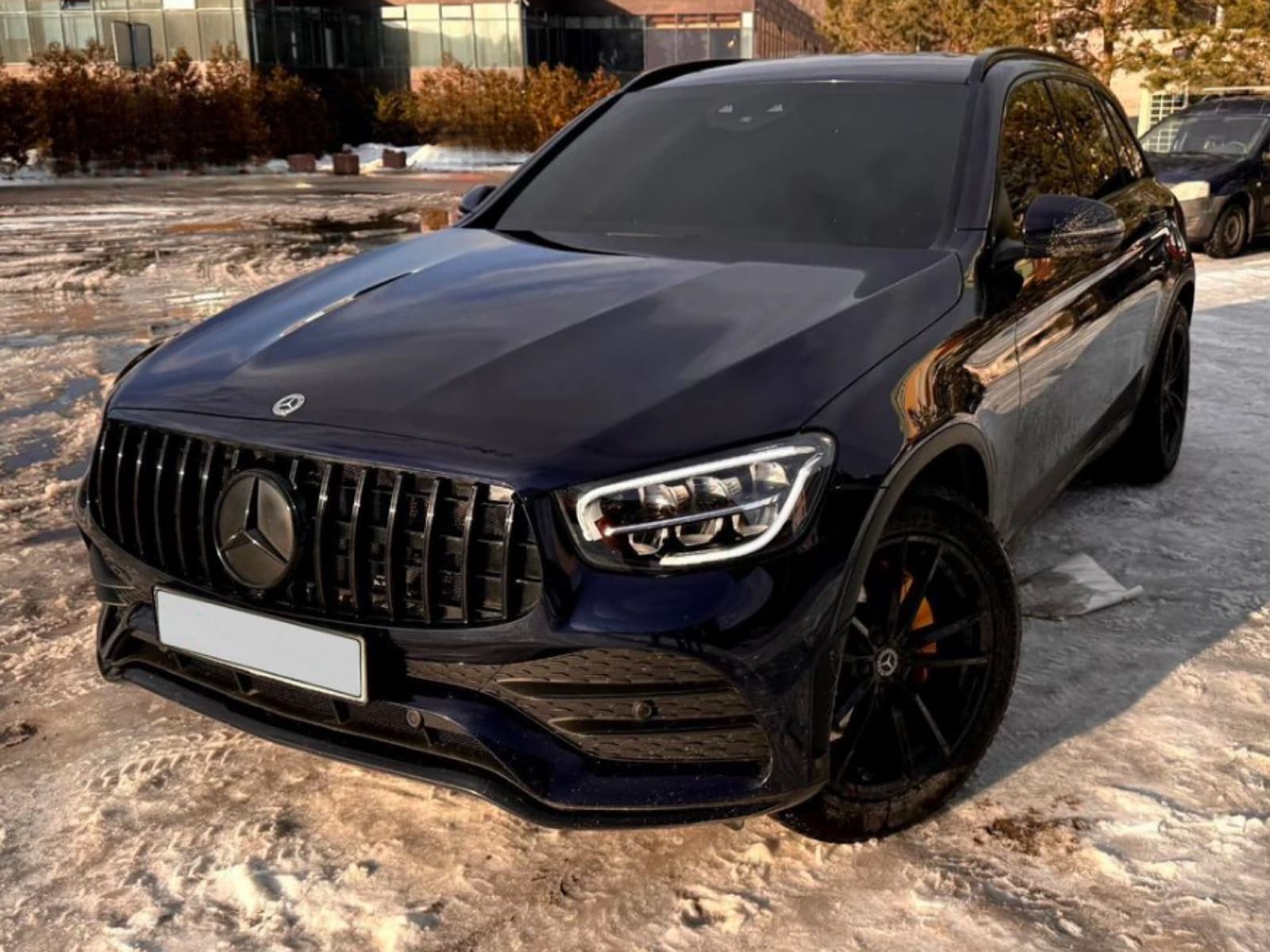 Решітка радіатора GT BLACK ДЛЯ AMG Mercedes AMG GLC-Class X253 / C253 2020-2023