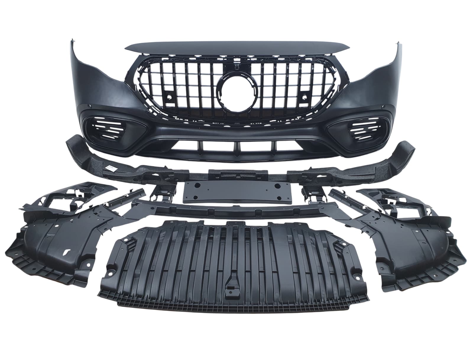 Передній бампер (стиль Mercedes W223 S63 AMG) на Mercedes-Benz E-Class W214 2023-2026 року