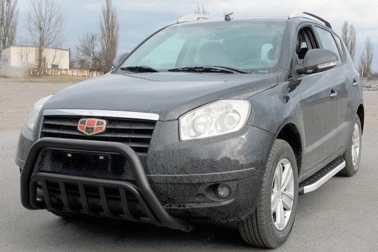 Кенгурятник WT002 Black (нерж.)