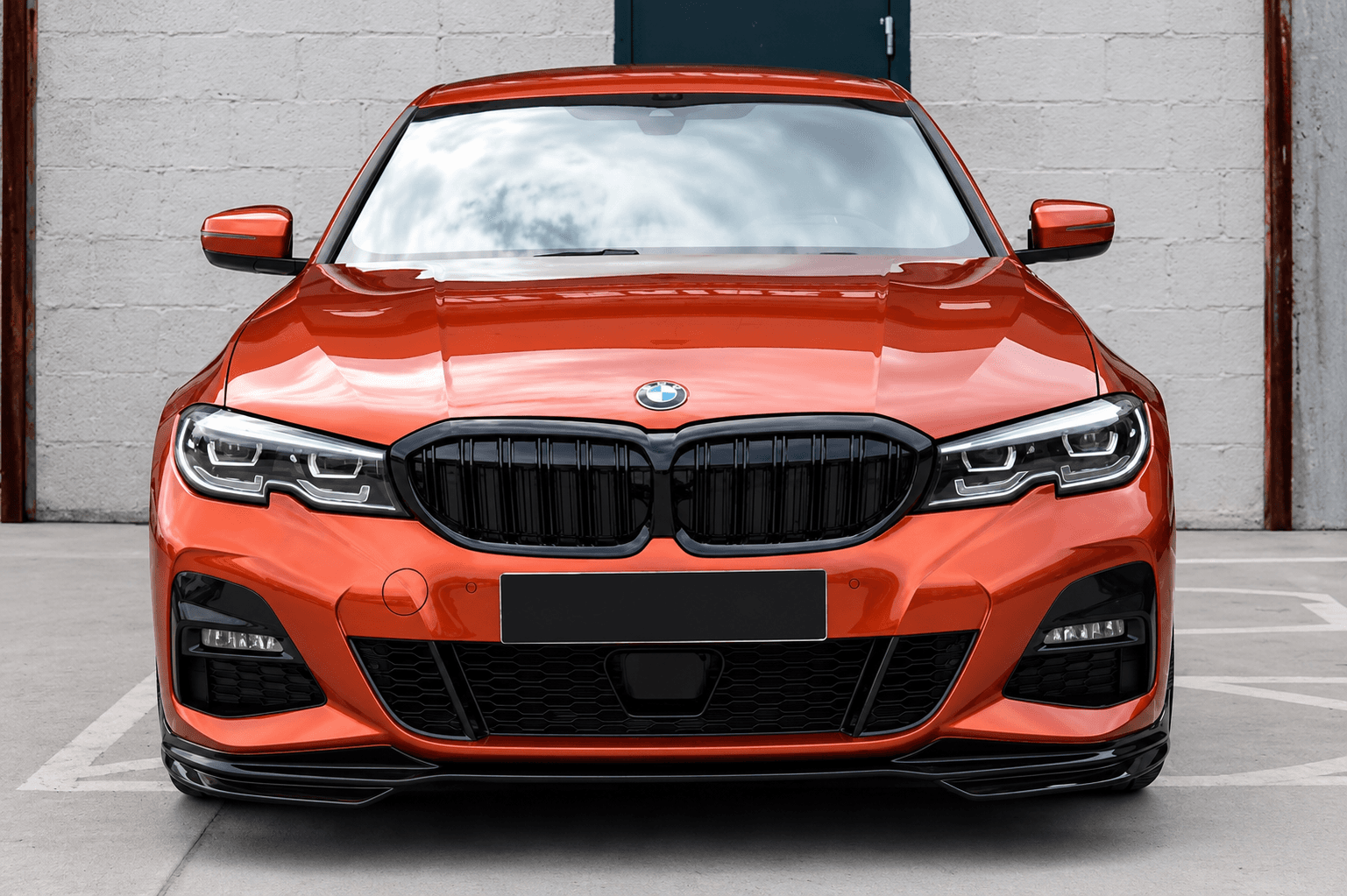 Накладка на передній бампер Lip MP-Style (для M-Sport 2018-2022, ABS)
