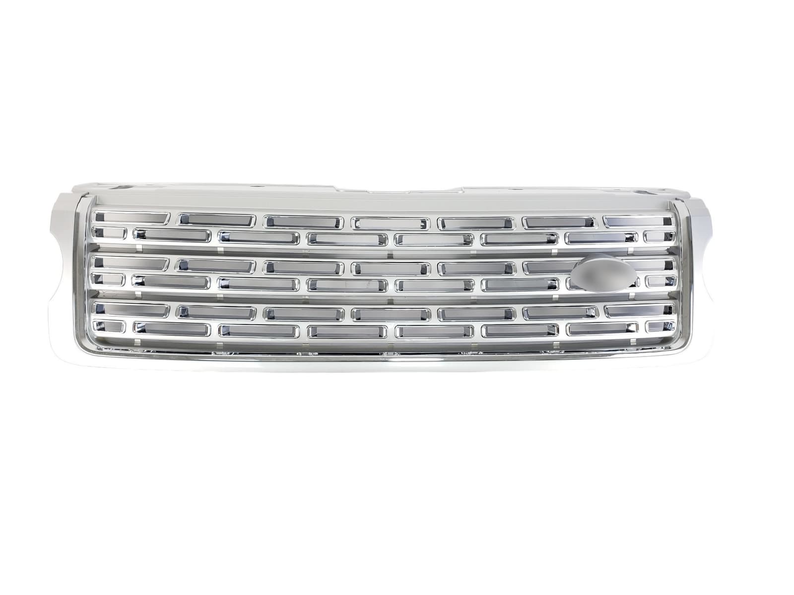 Решітка радіатора + жабра + решітки в бампер на Land Rover Range Rover Vogue L405 2013-2017 року 2