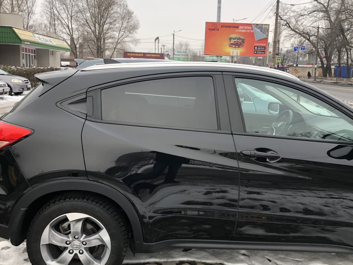 Рейлінги на дах Honda Hrv 2015+ якість оригіналу (алюміній 2шт.) 5