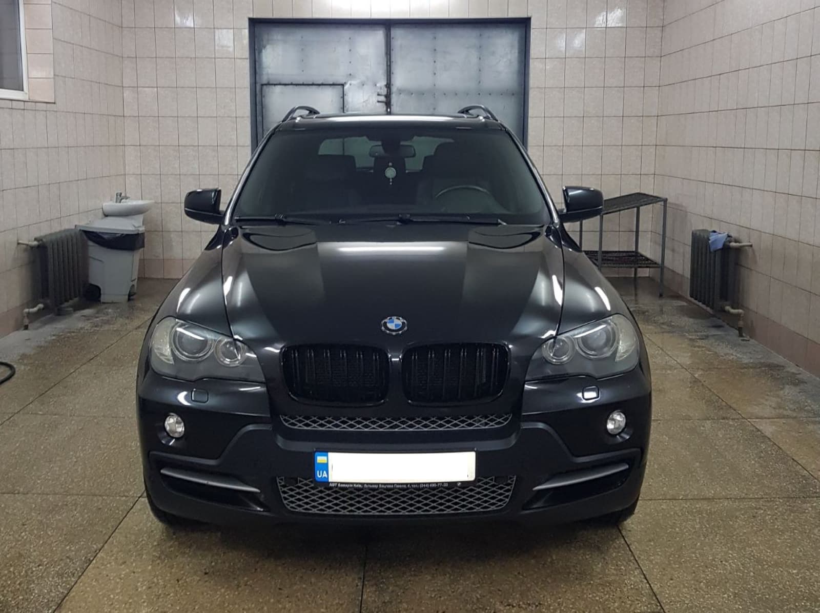Ніздрі Чорний глянець (Подвійні M-Look) на BMW X5 E70 2010-2013 року 4