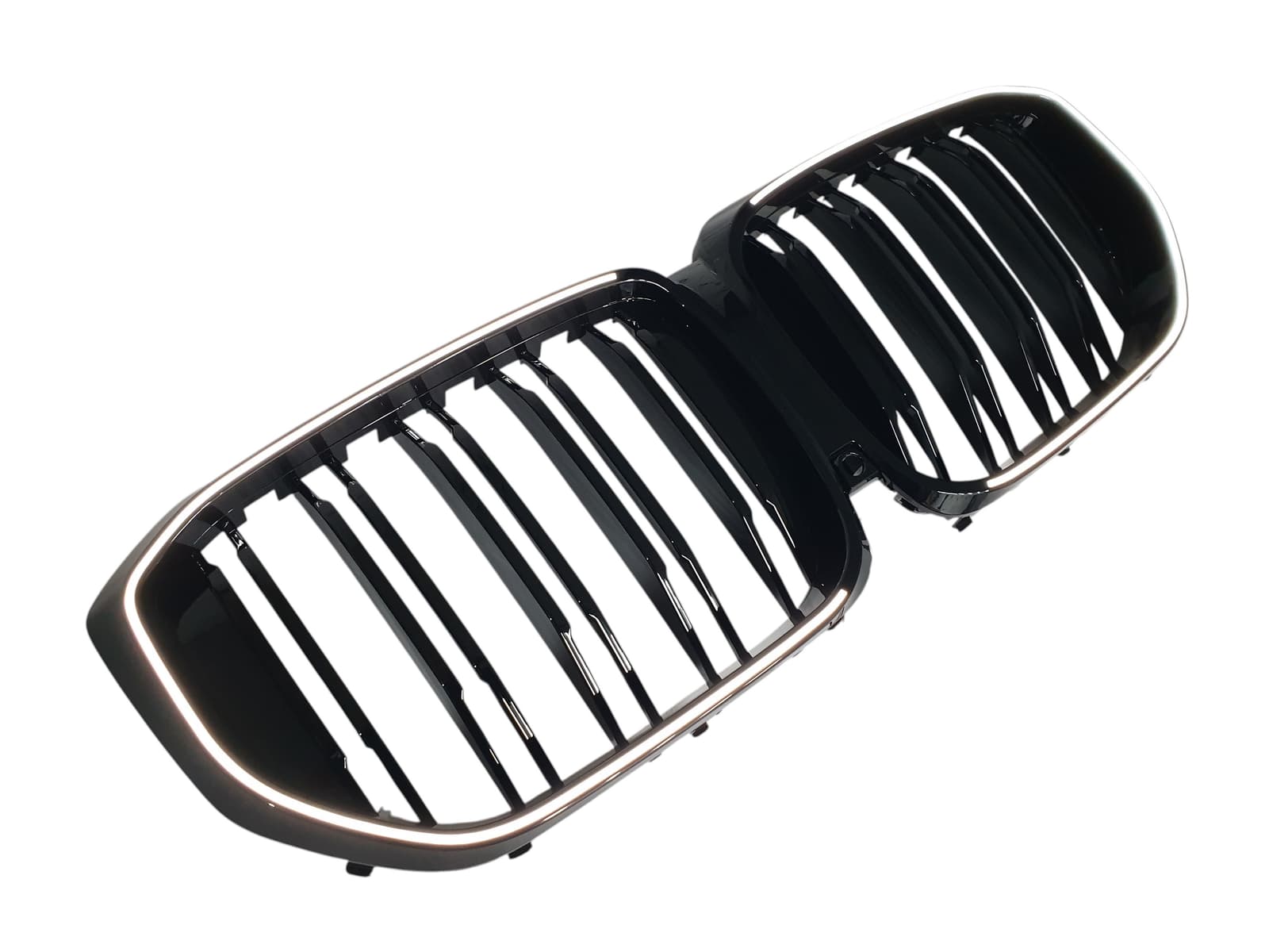 Ніздрі Чорний глянець LED (Iconic Glow) 2bar на BMW X5 G05 2023-2025 року 2