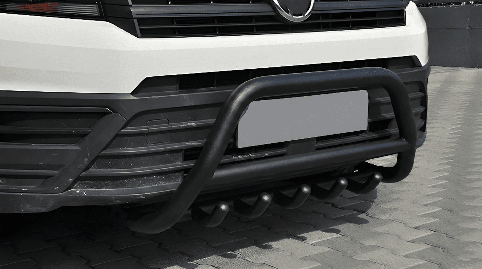 Кенгурятник WT003 Black (нерж)