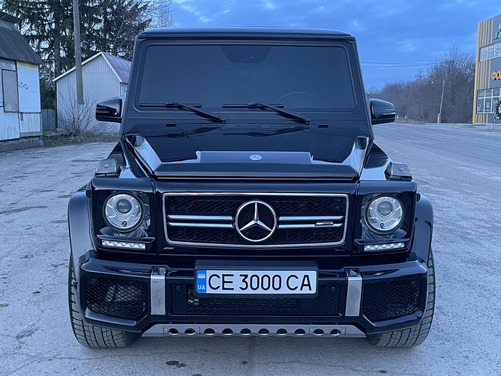Передній бампер AMG G63/G65 (в зборі) G63 (хромована сітка) 3