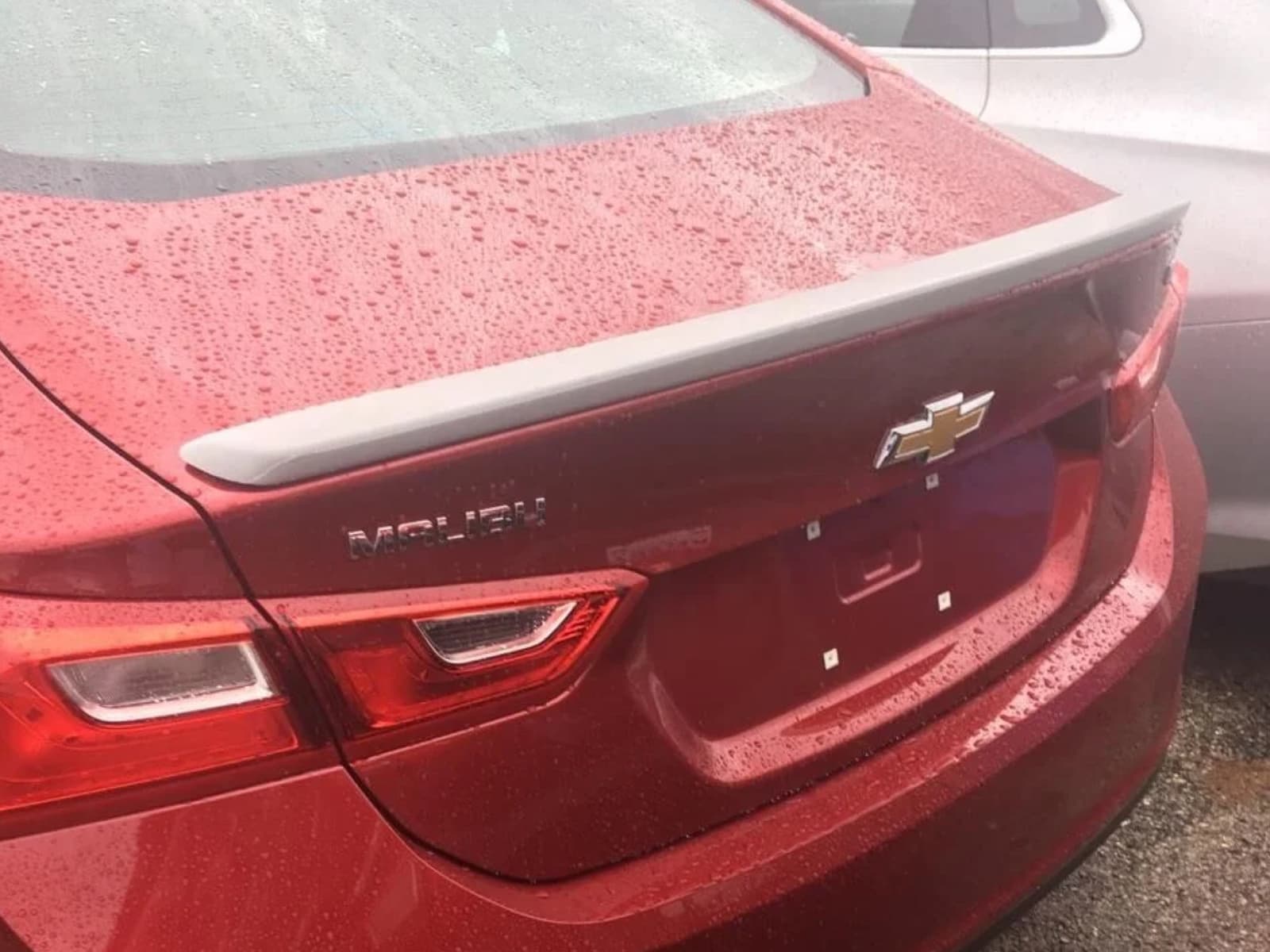 Спойлер лип на багажник Chevrolet Malibu 2017-2021 ABS пластик під фарбування