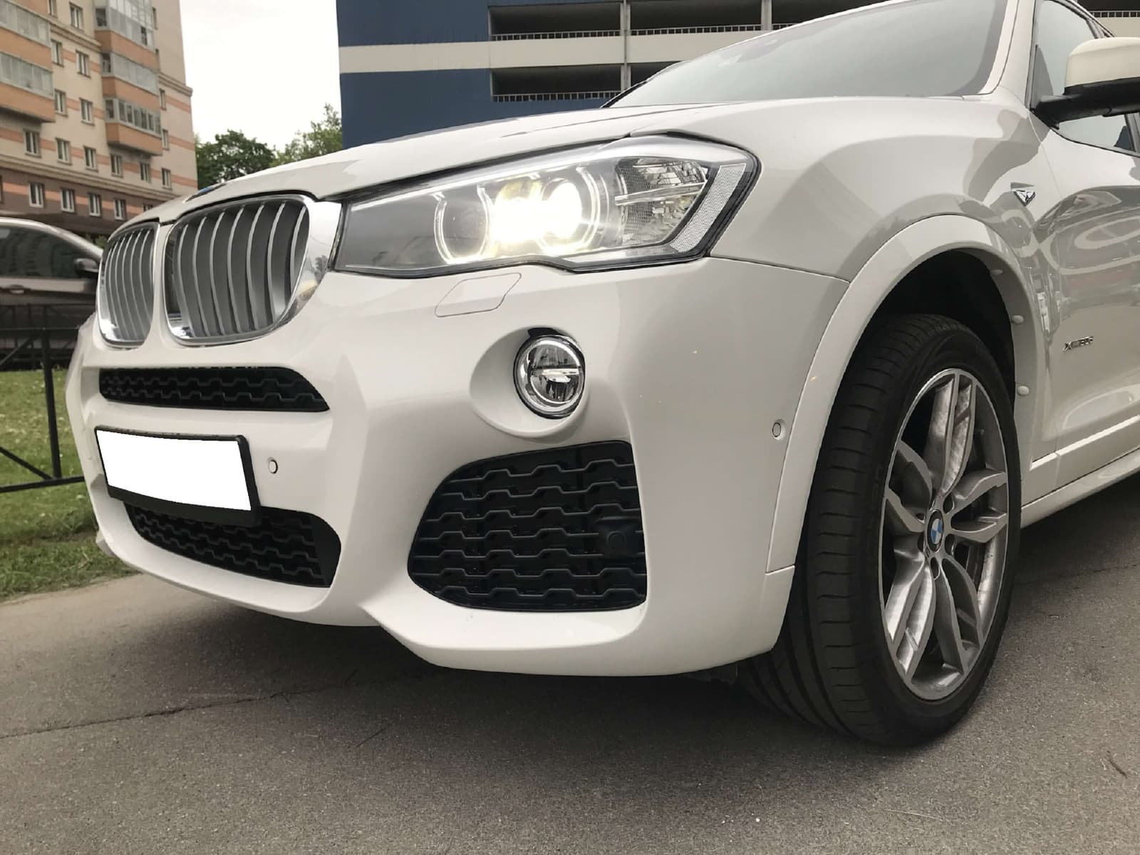 Розширювачі арок (M-Paket) на BMW X3 F25 2014-2017 року 4