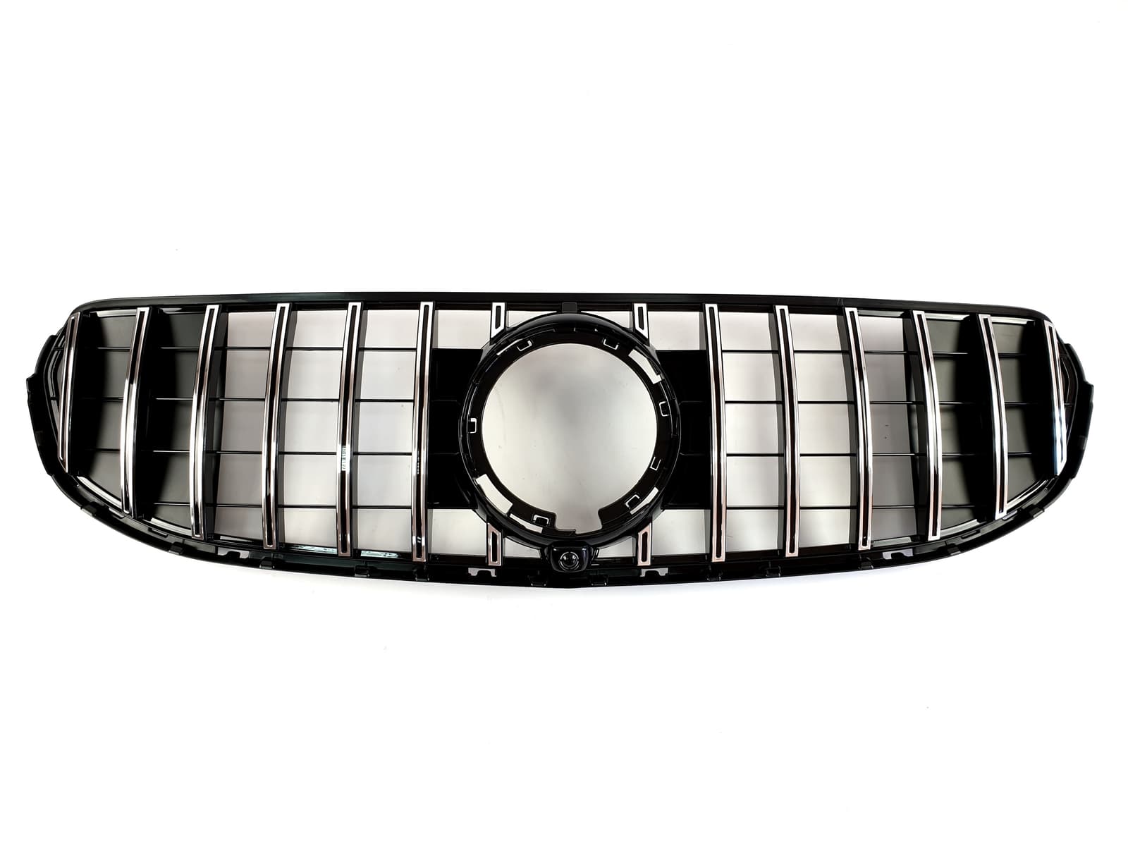 Решітка радіатора GT Chrome Black (Normal) на Mercedes-Benz GLC-Class X253 2019-2022 року