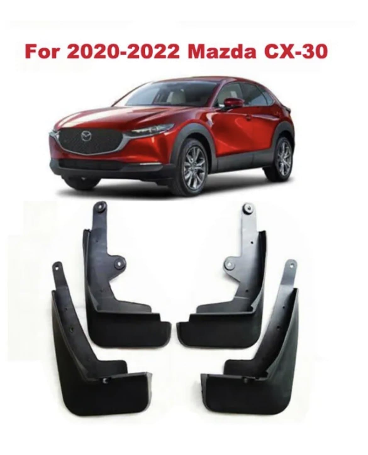 Бризковики Mazda CX-30 2019+, комплект 4шт.