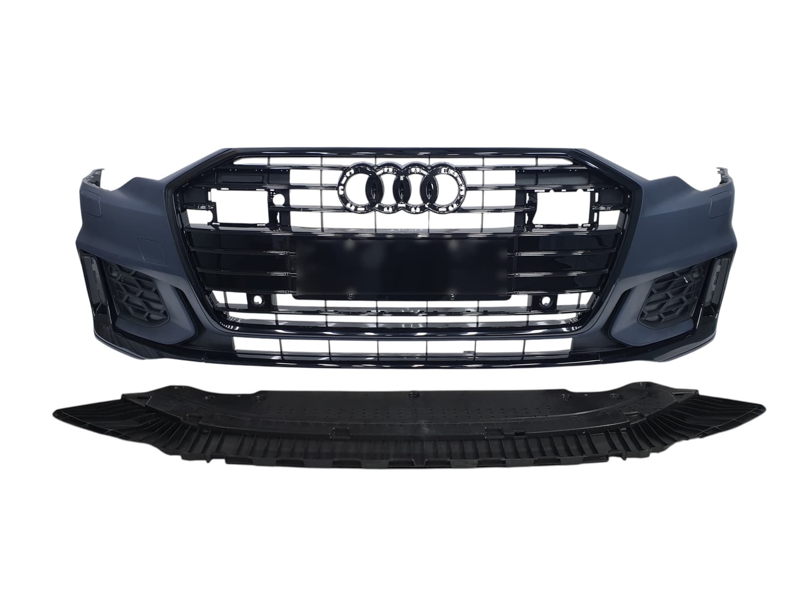 Передній бампер (S-Line) на Audi A6 C8 2018-2023 року